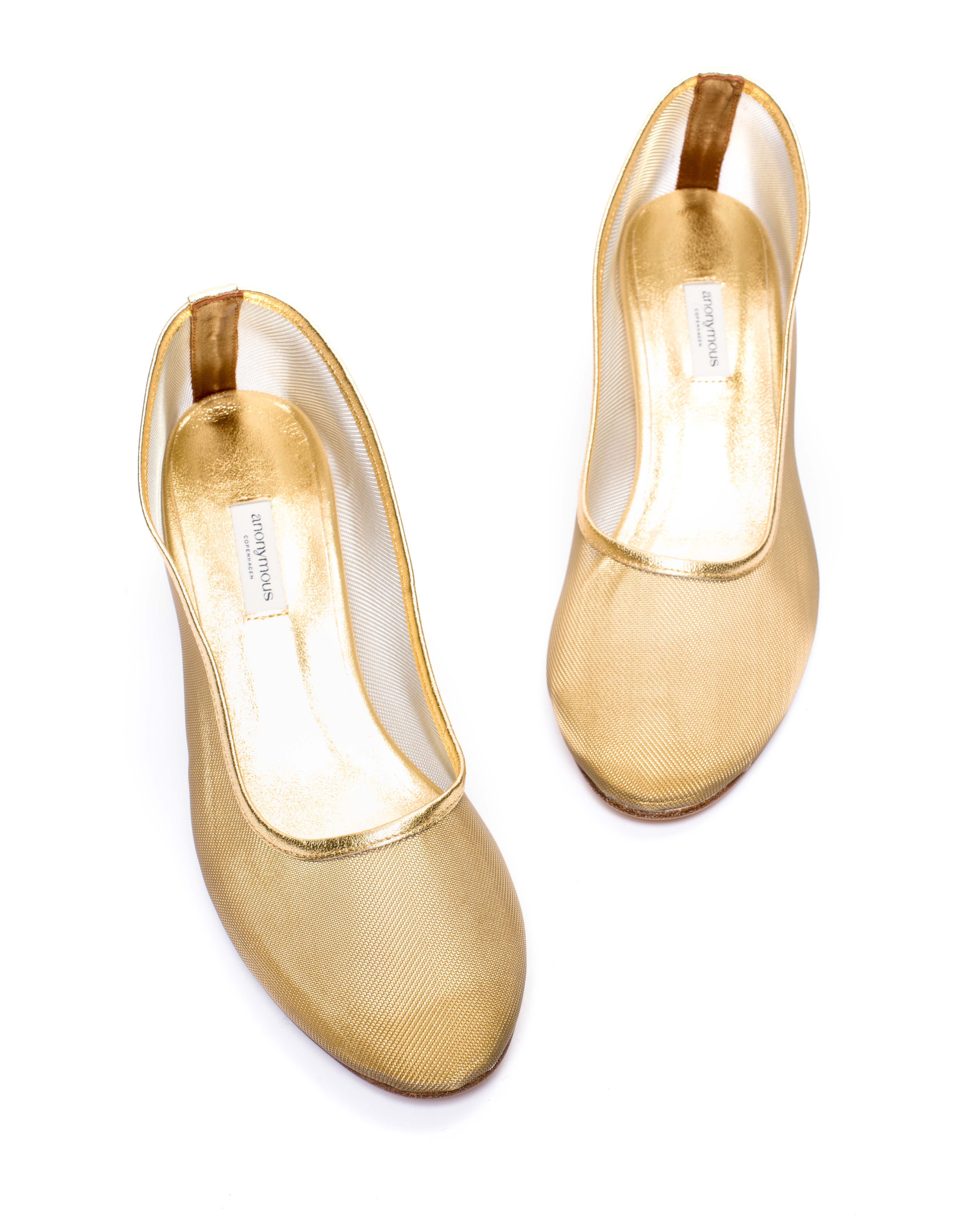 Sacha 40 mesh Metallic goat & mesh Gold