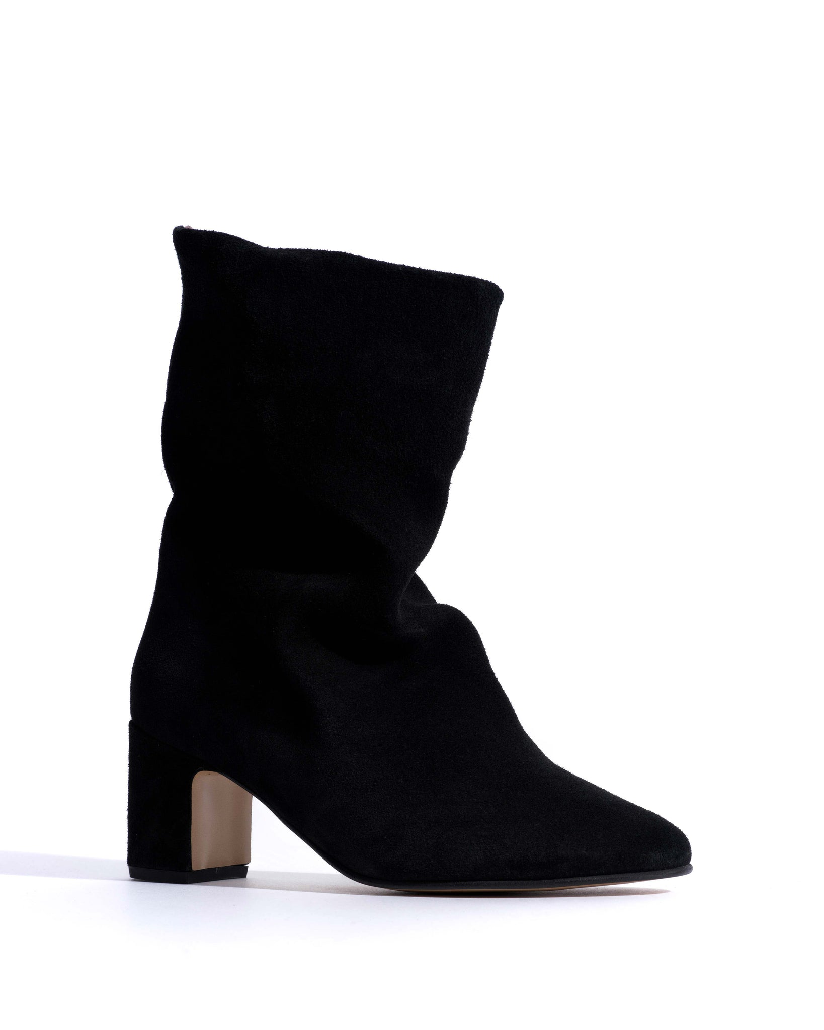Lully 55 Calf suede Black -