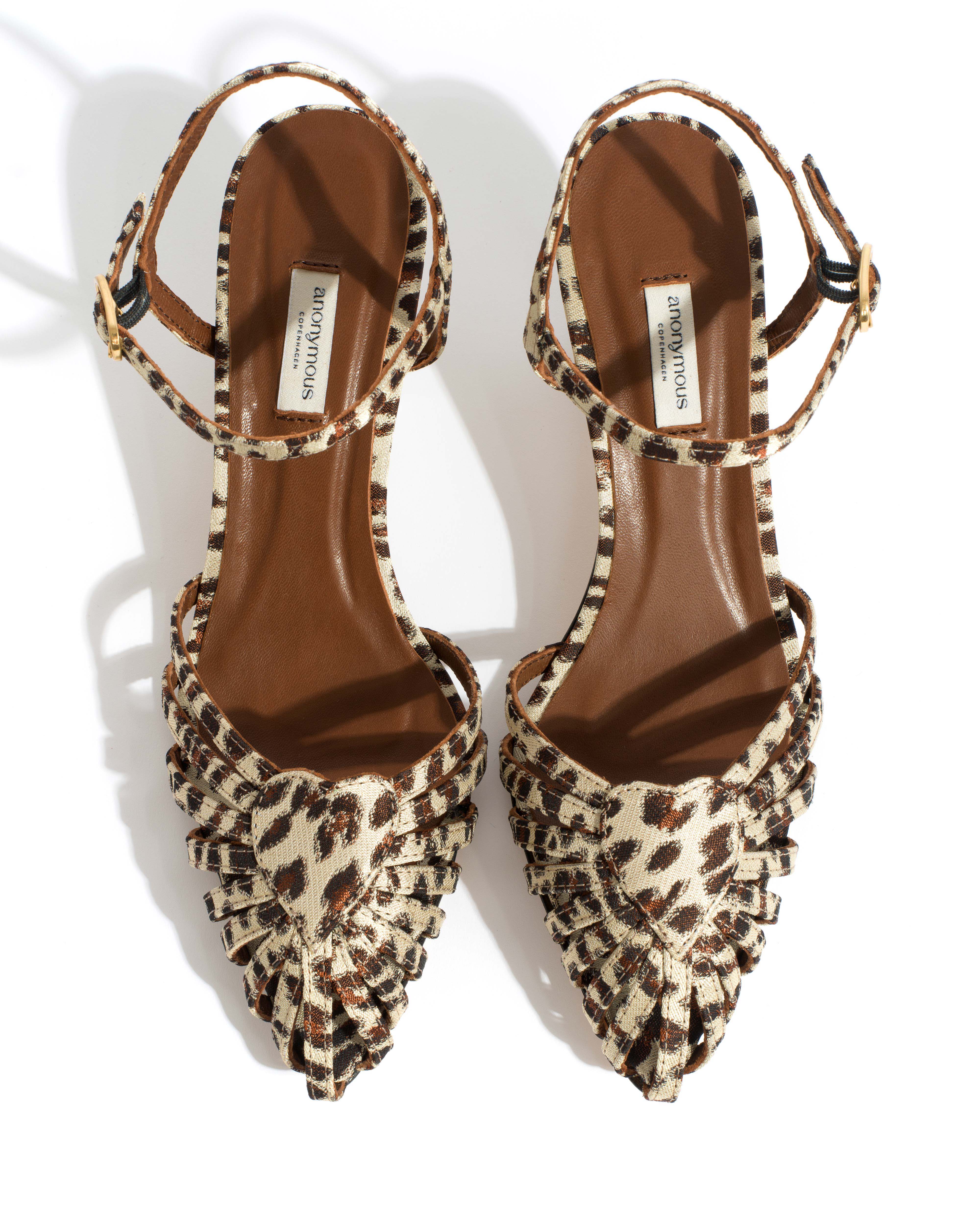 Keesha 55 Vintage satin print Leopard