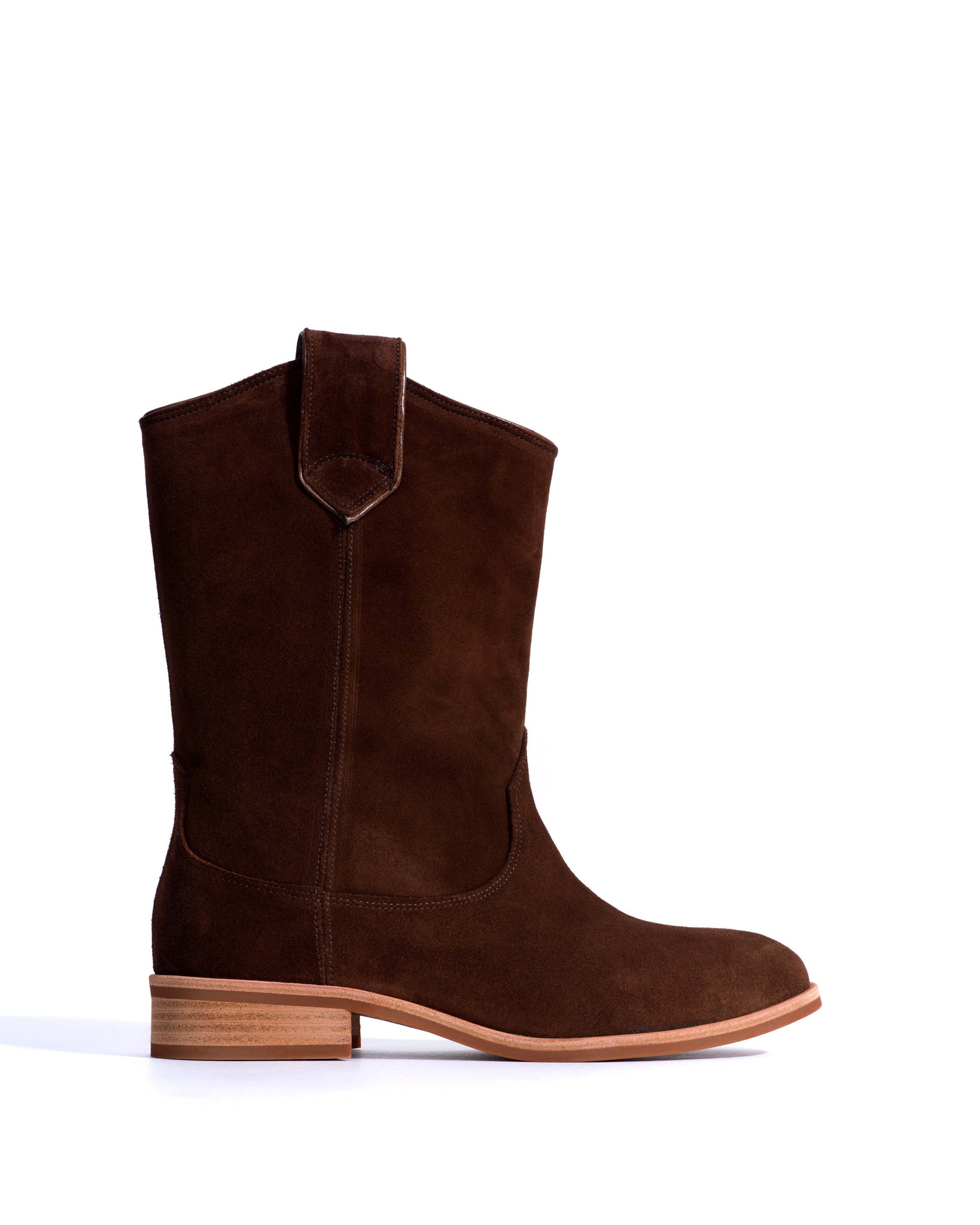 Claudia Calf suede Chocolate