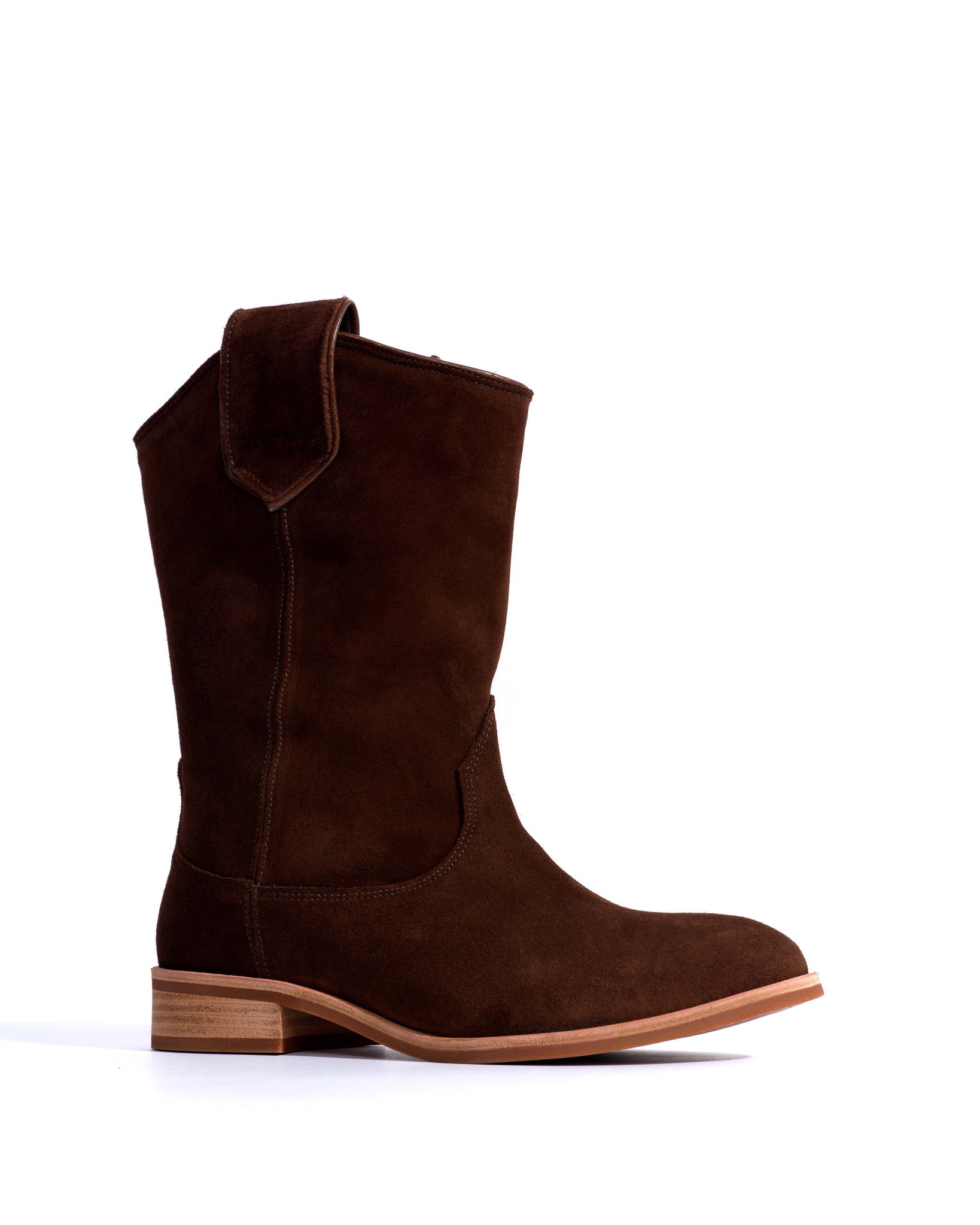 Claudia Calf suede Chocolate
