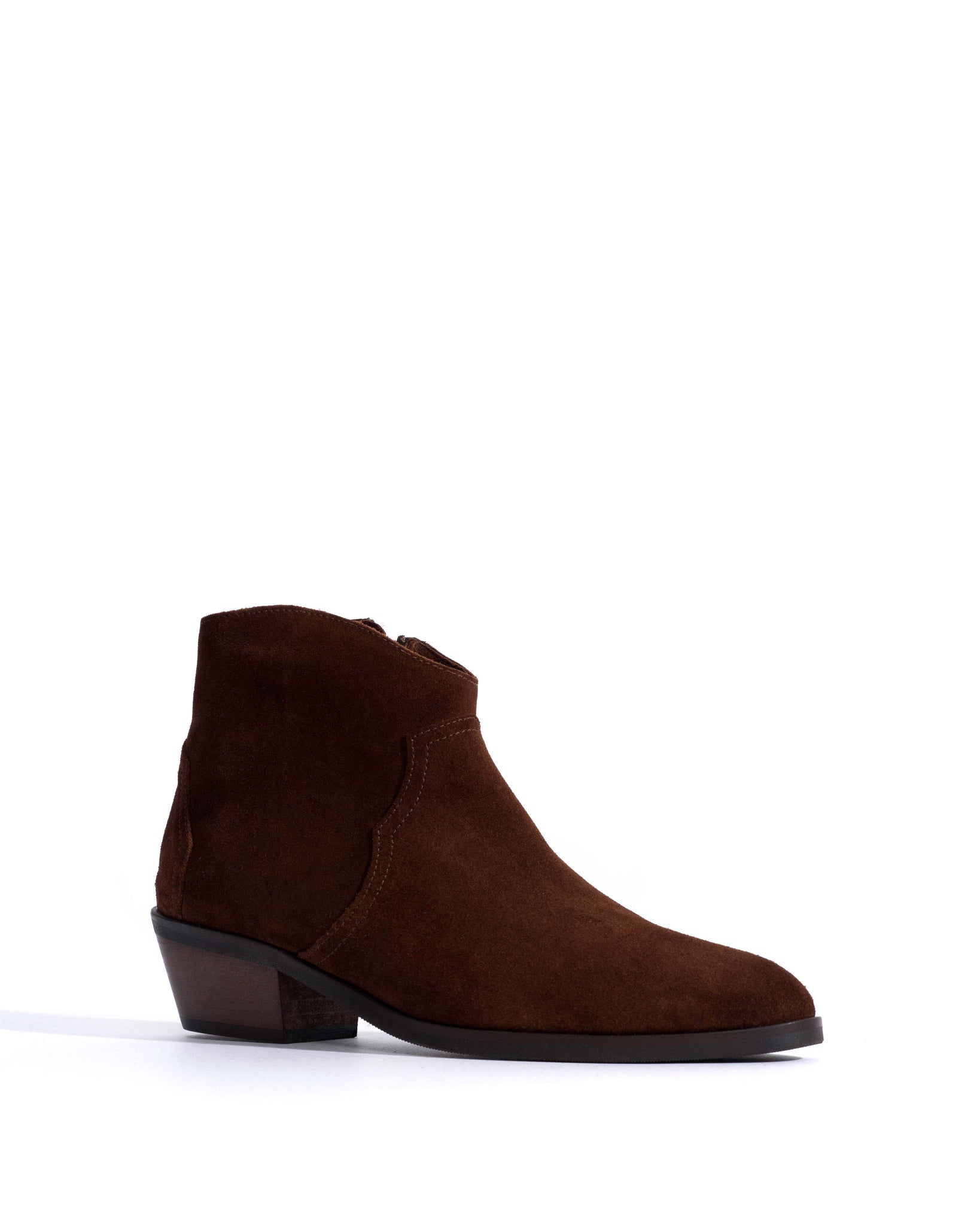 Fiona 35 Calf suede Chocolate -