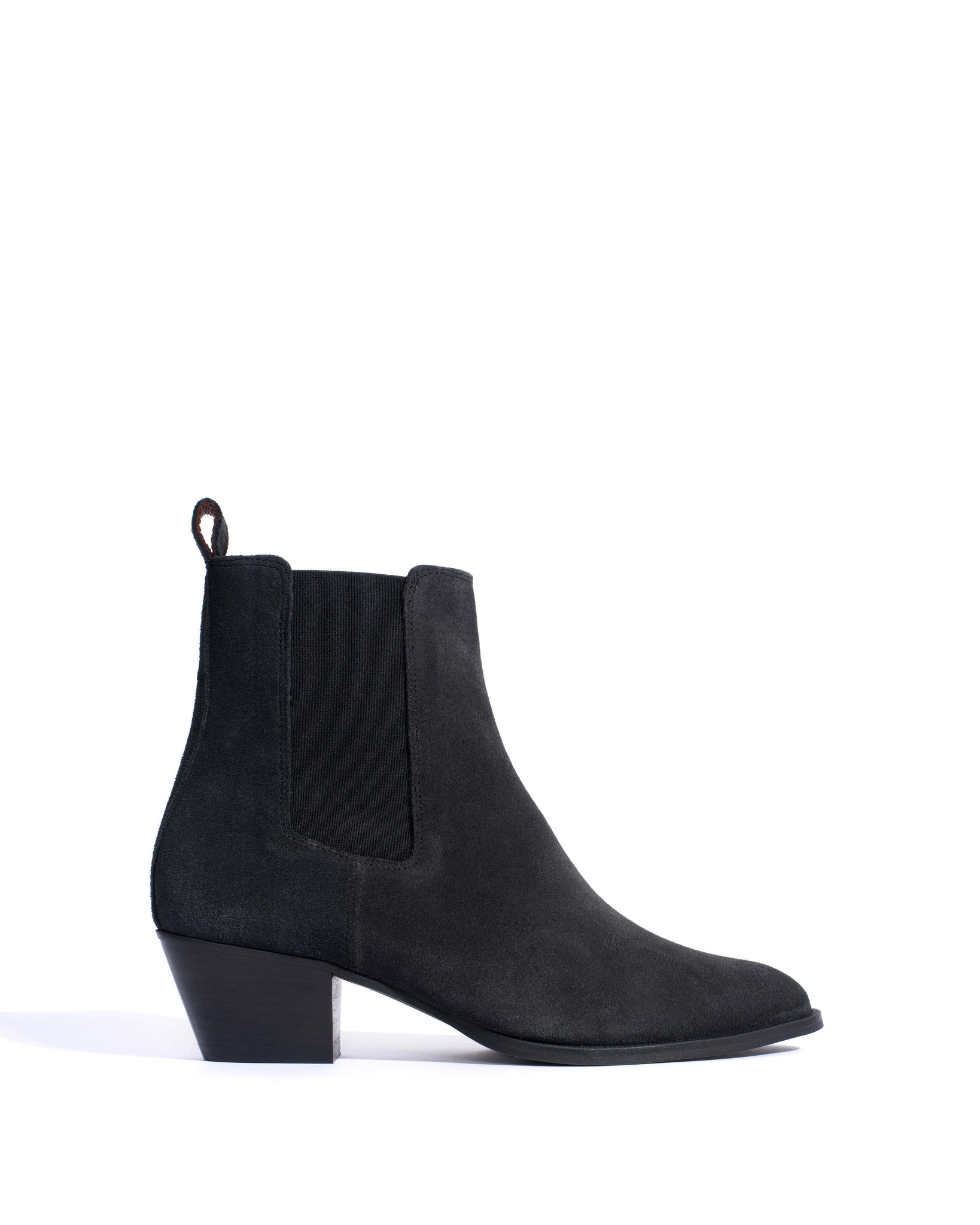 Faith Calf suede Off black - Anonymous Copenhagen Shoes