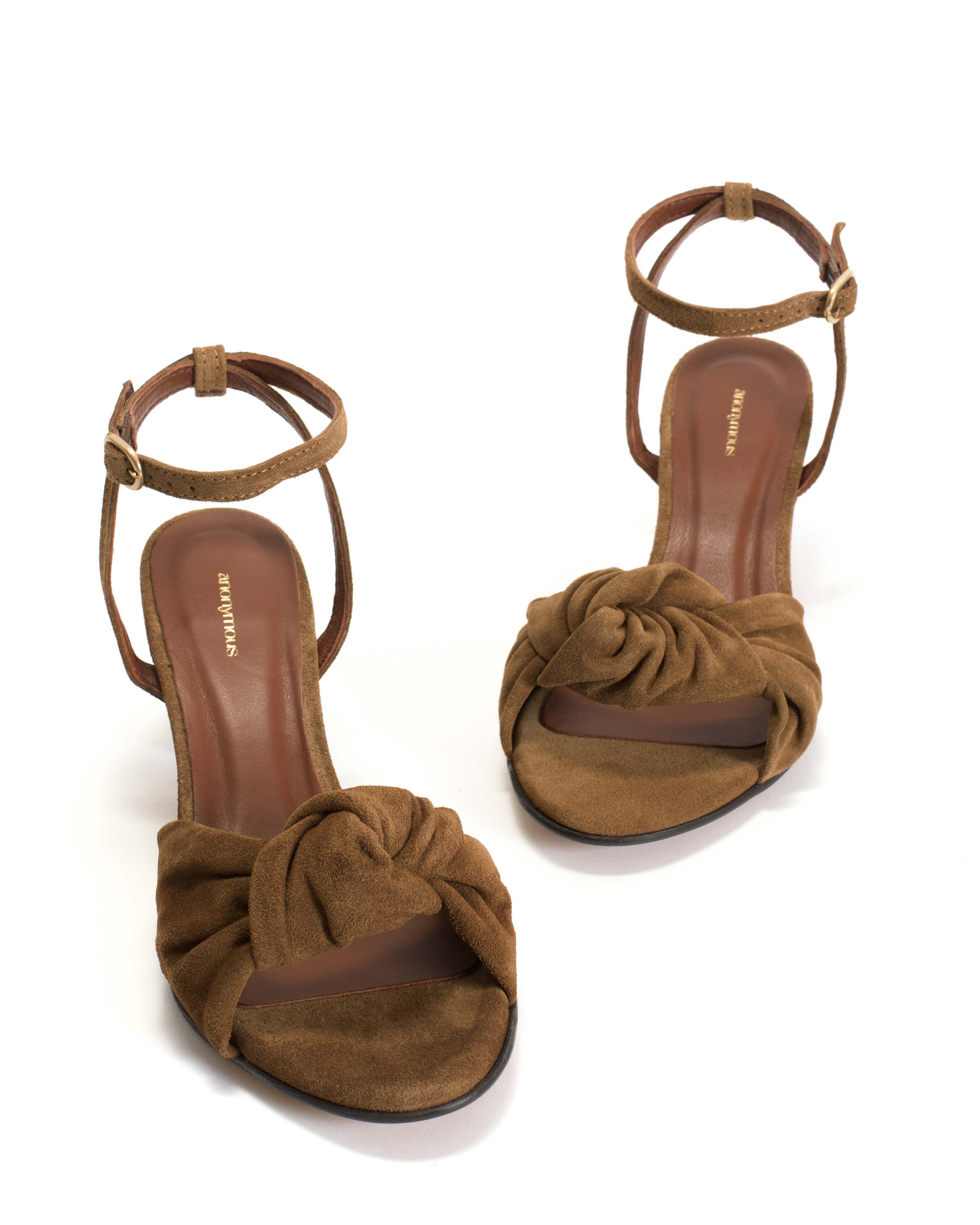 Aliza 50 stiletto Calf suede Cinnamon