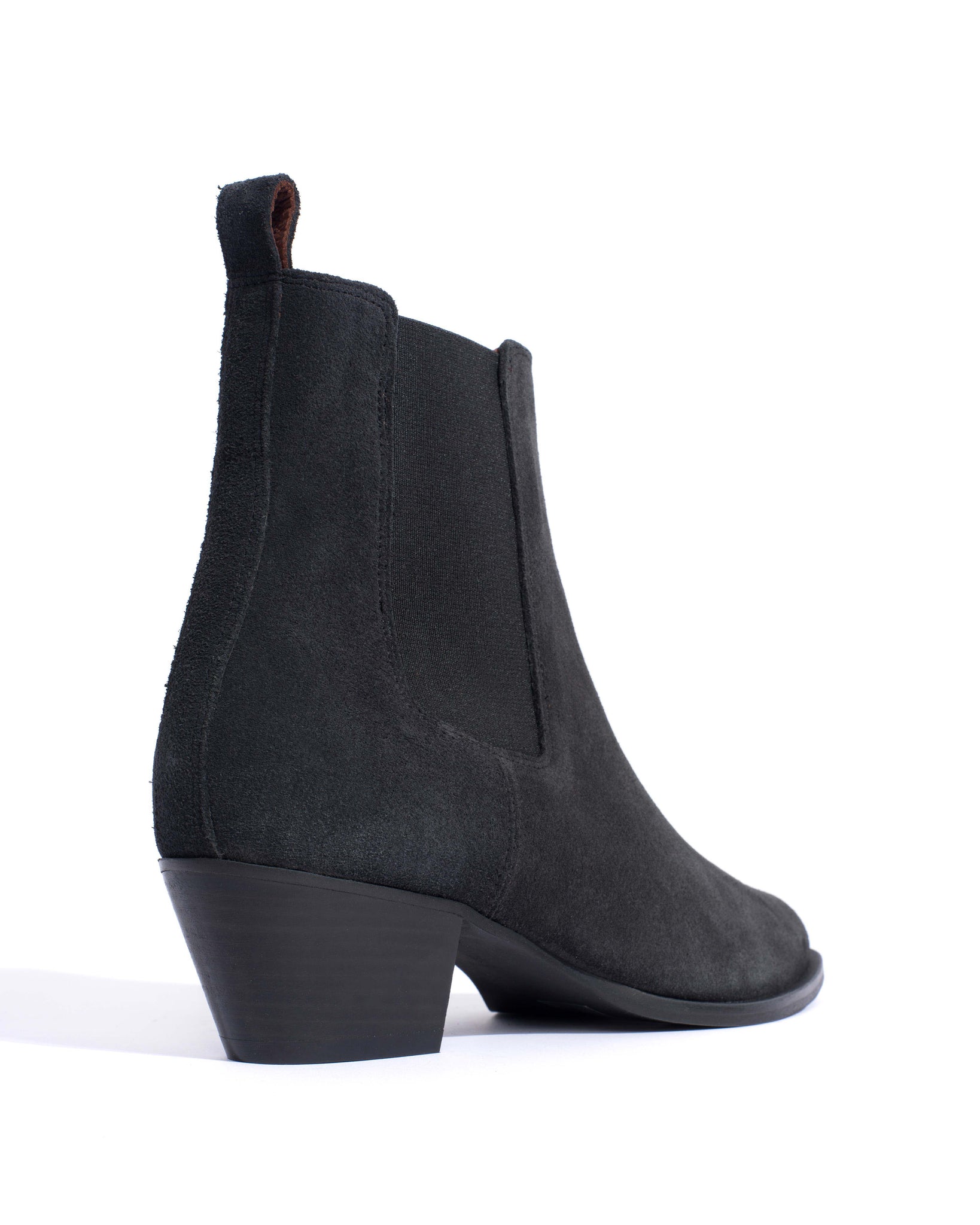 Faith Calf suede Off black - Anonymous Copenhagen Shoes