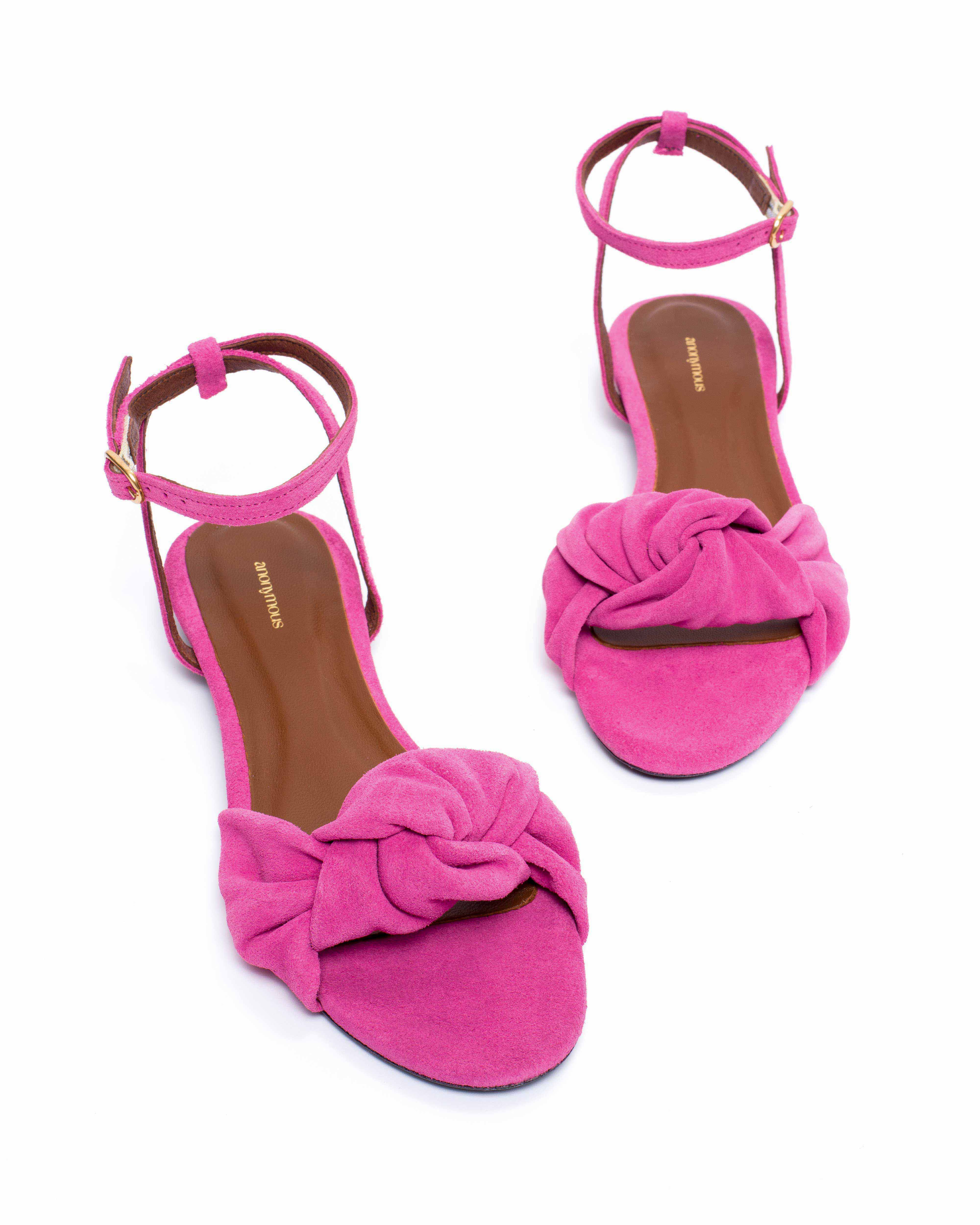 Aliza 10 Calf suede Raspberry sorbet