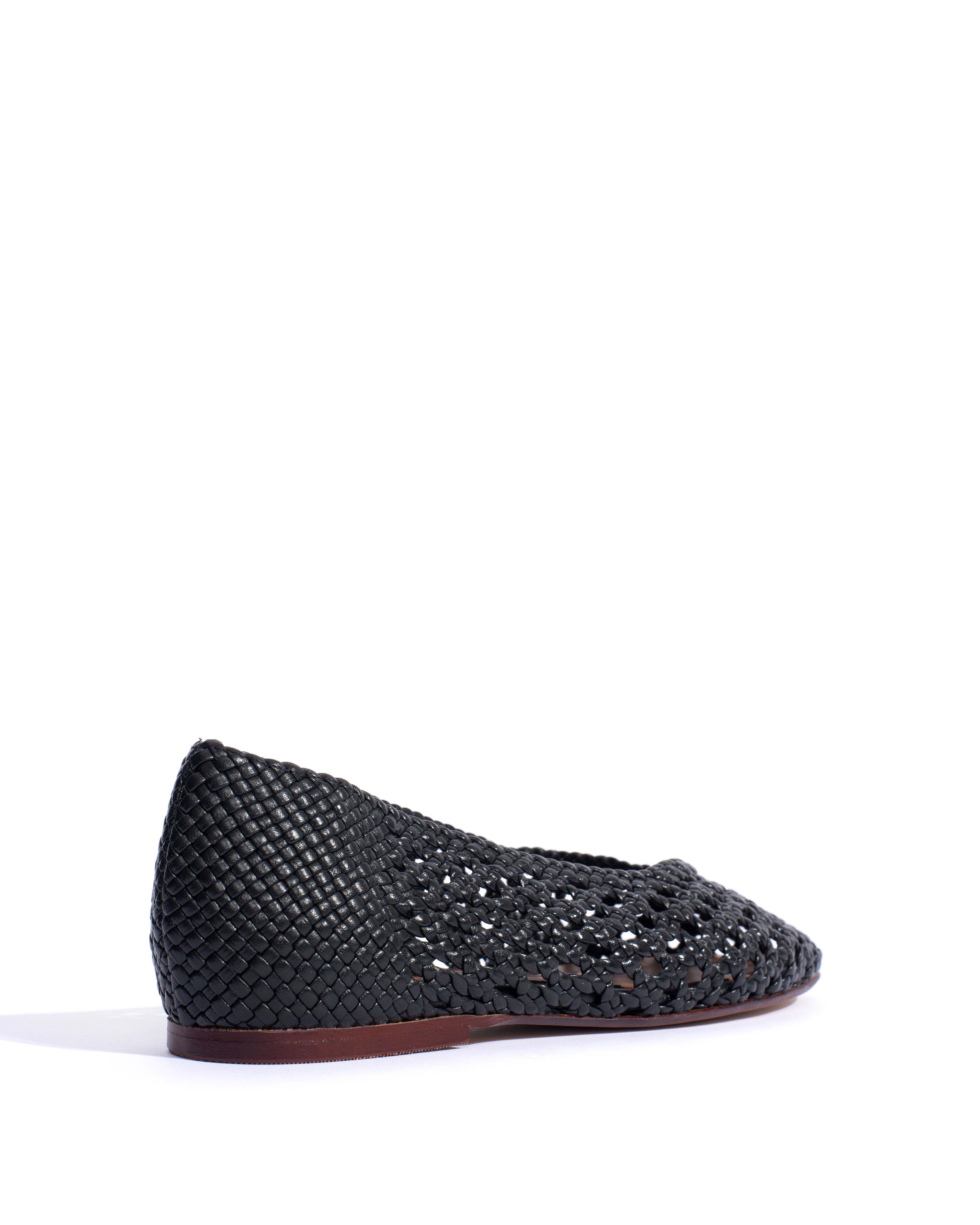 Sessi 10 Hand-braided leather Black