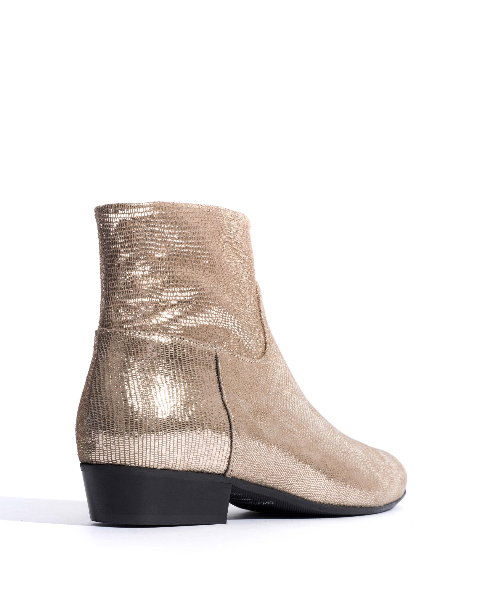 Morie 20 Lizard metallic goat Vintage champagne -