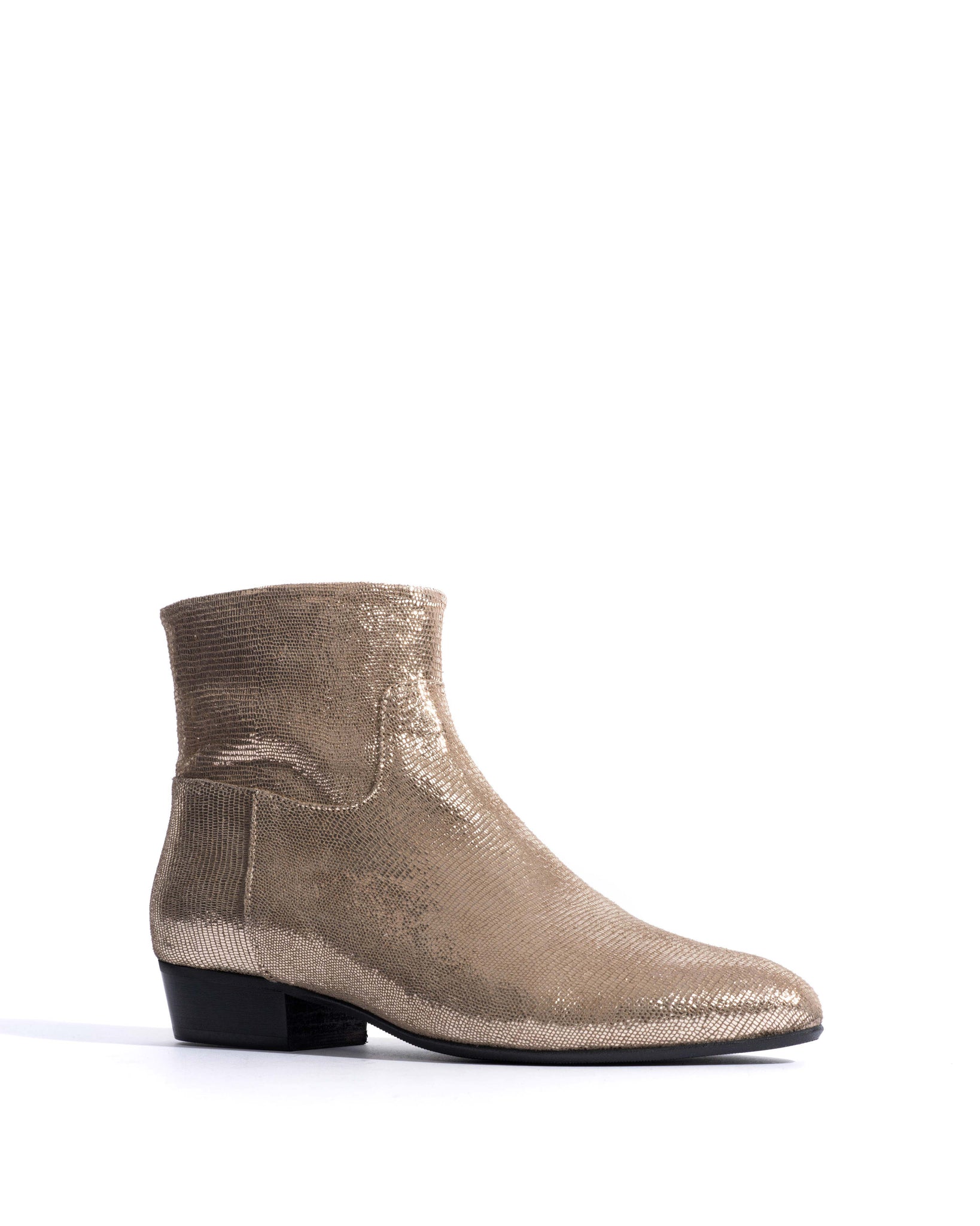 Morie 20 Lizard metallic goat Vintage champagne -