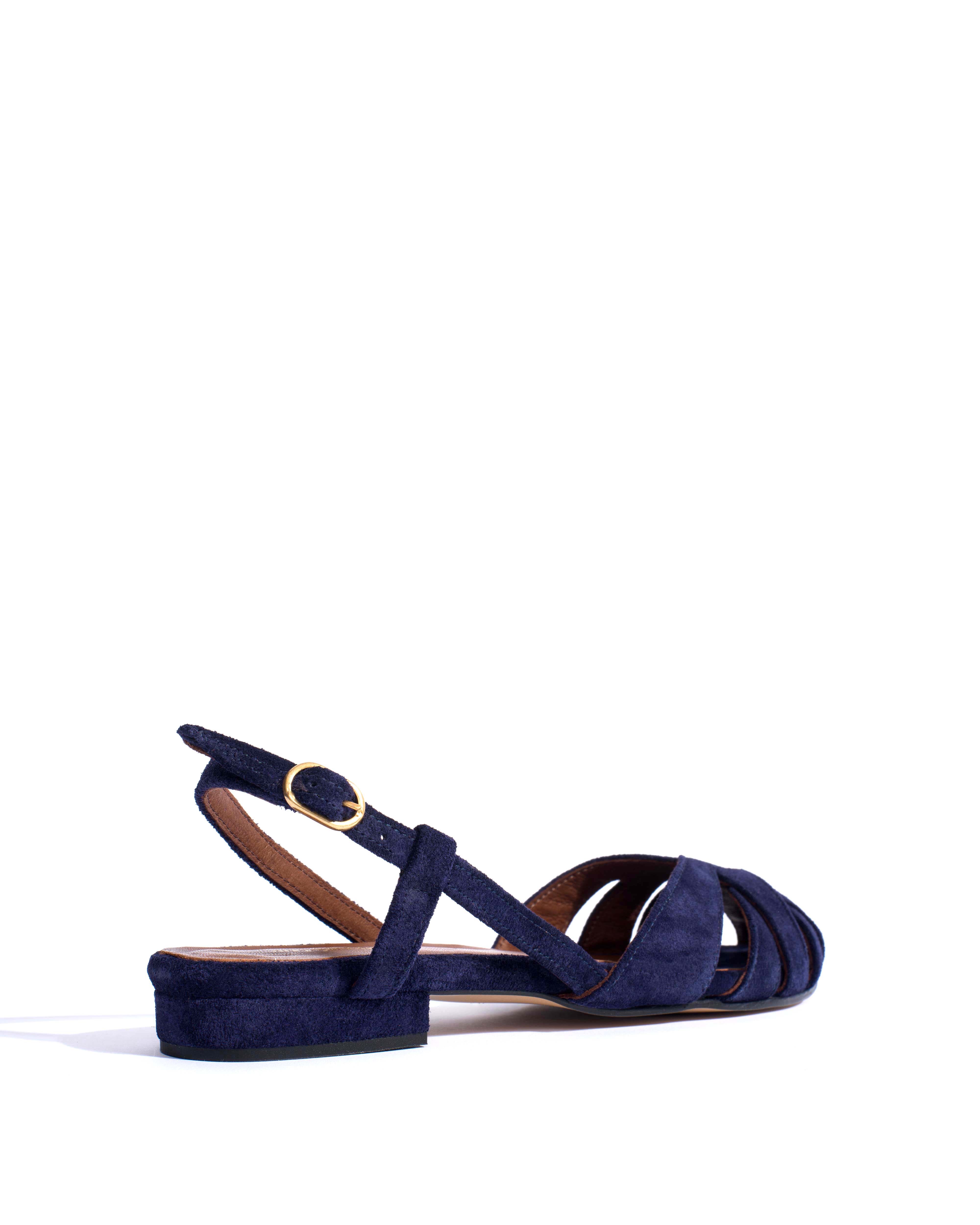 Banie 20 Calf suede Ink blue