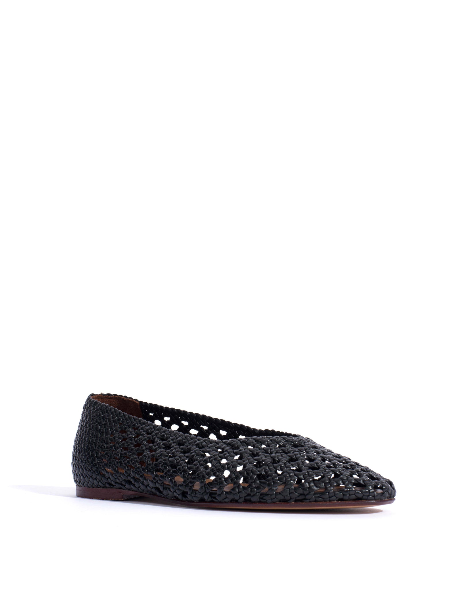 Sessi 10 Hand-braided leather Black - Anonymous Copenhagen Shoes