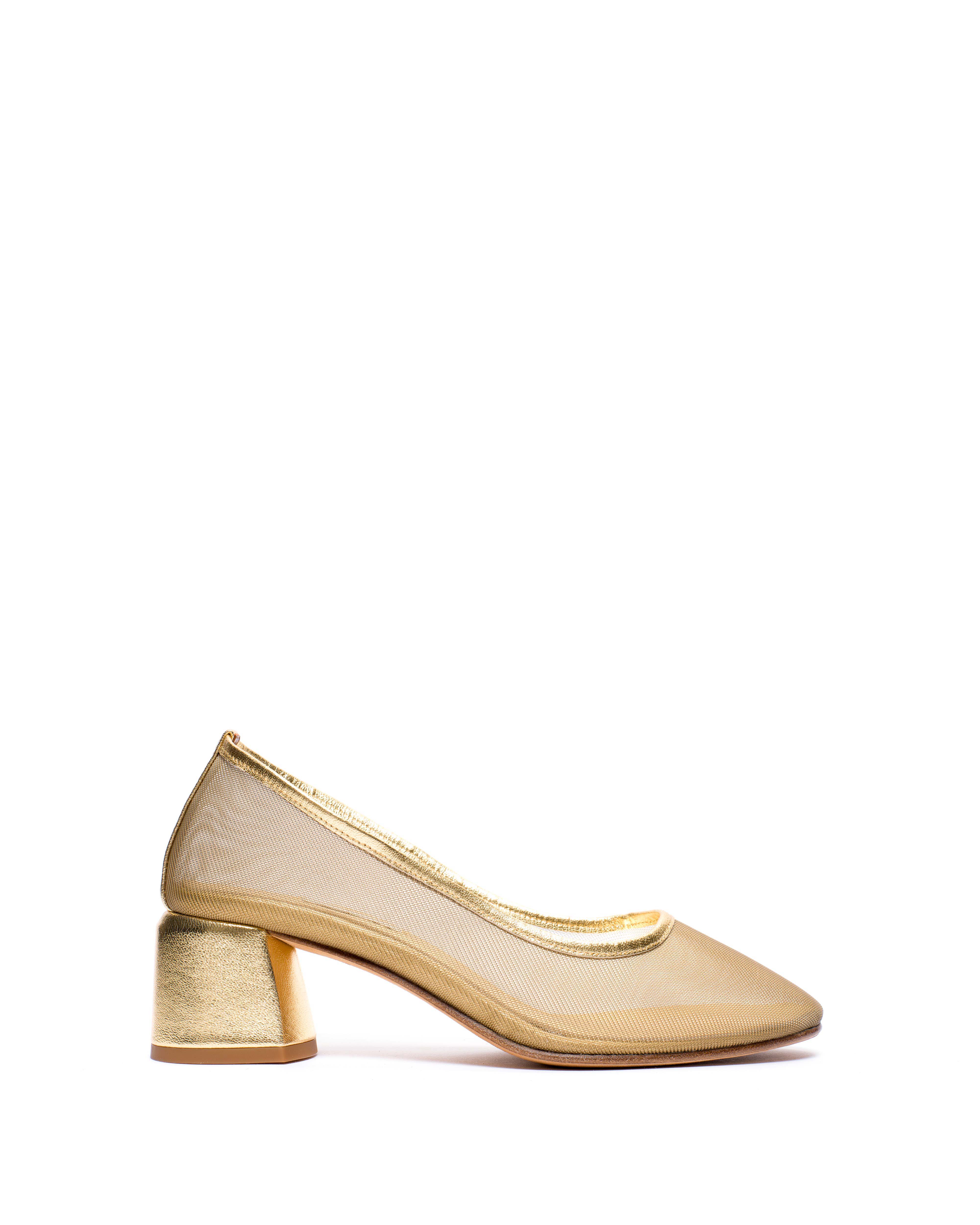 Sacha 40 mesh Metallic goat & mesh Gold
