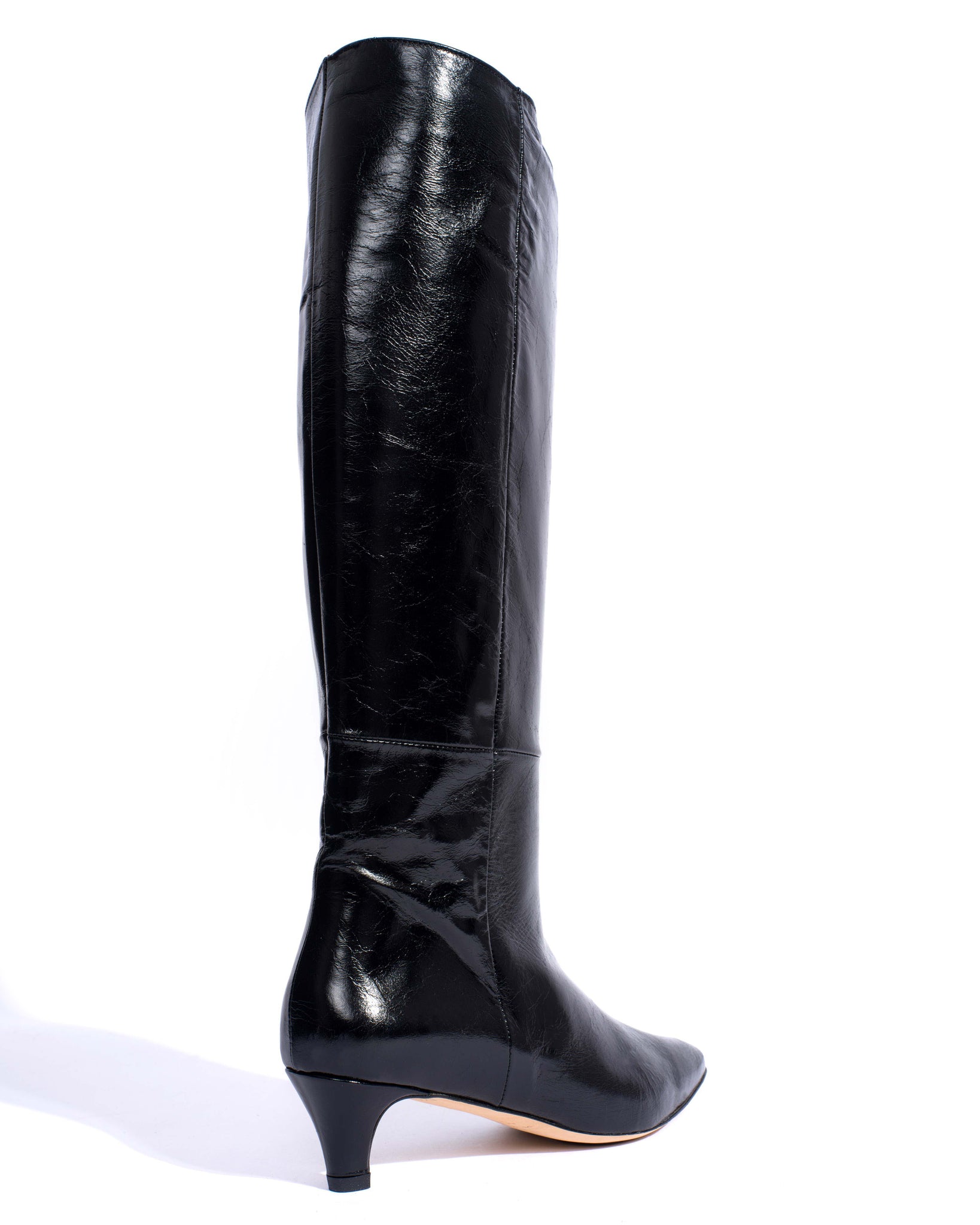 Cecilia 40 stiletto Crinkled soft calf Black - Anonymous Copenhagen Shoes
