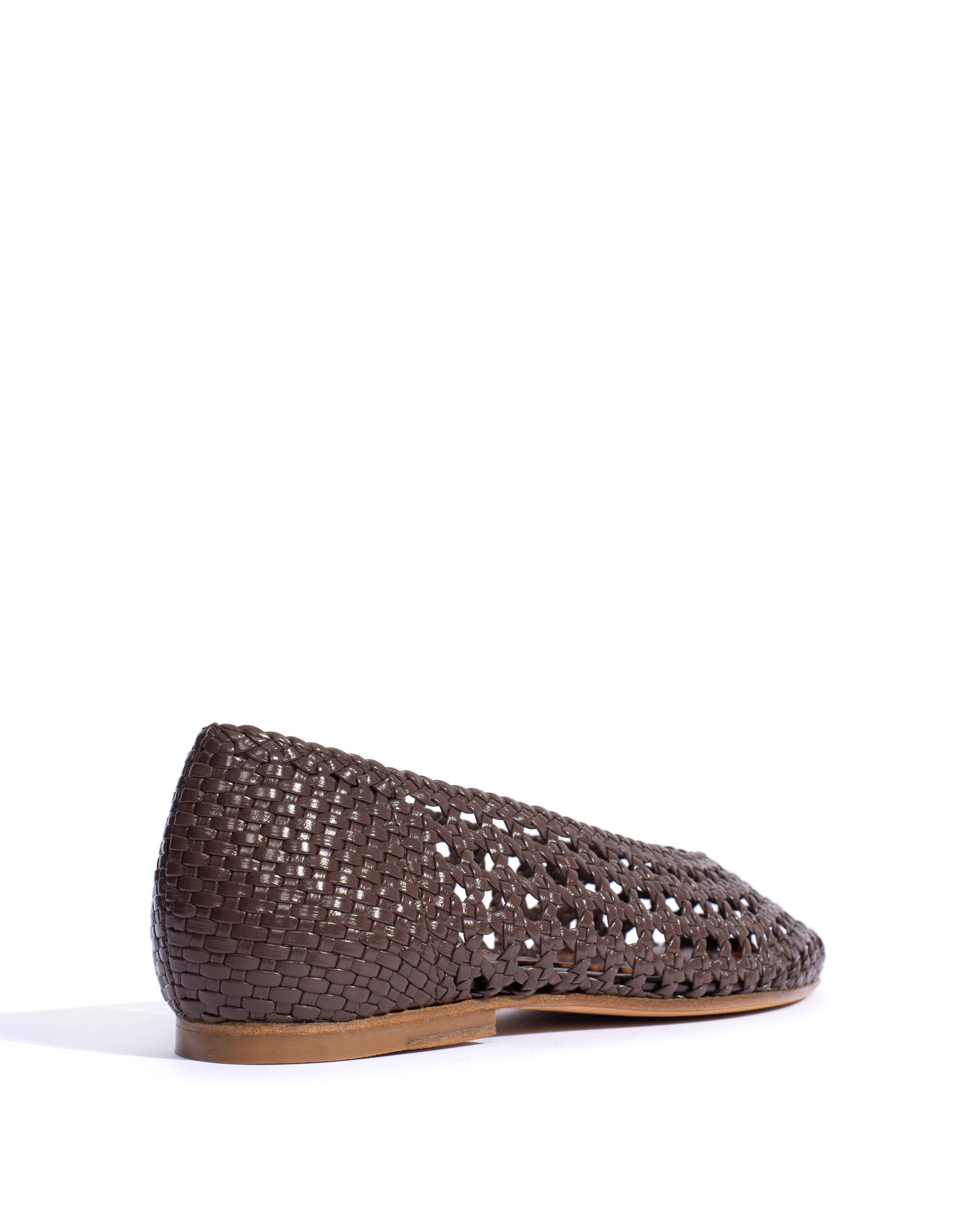 Sessi 10 Hand-braided leather Coffee brown - Anonymous Copenhagen Shoes
