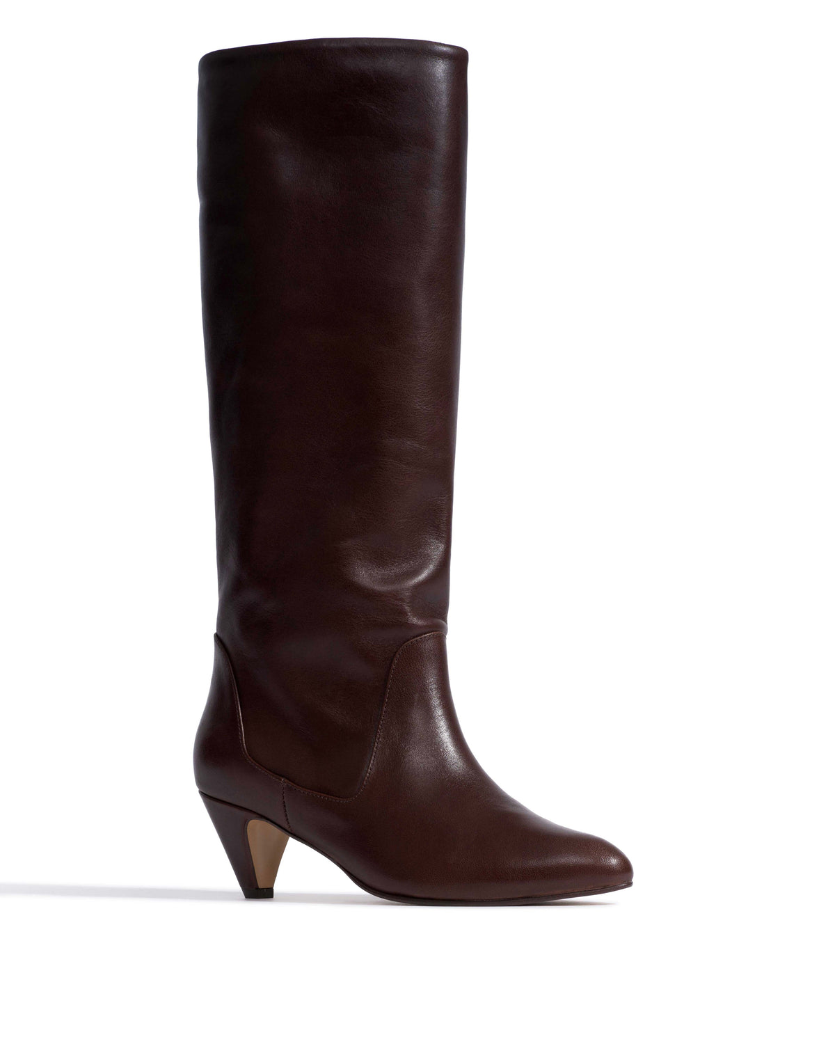 Valle 50 stiletto Vegetal soft calf Coffee brown