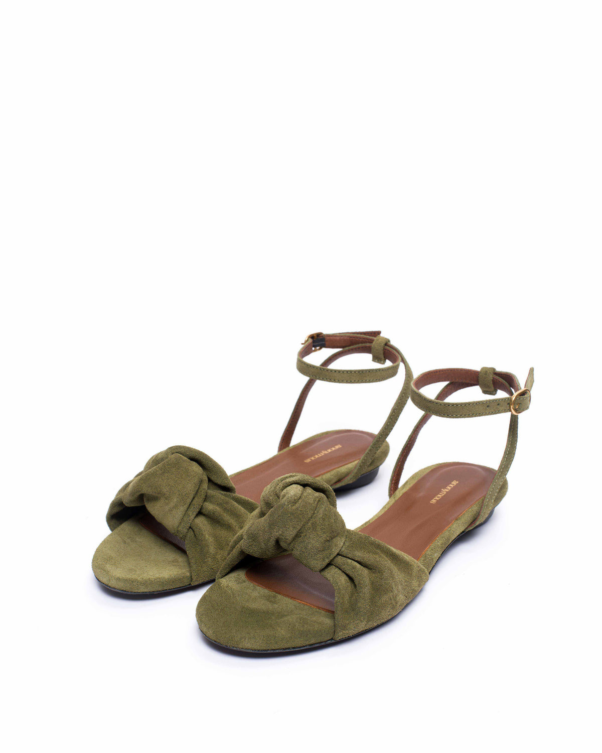 Aliza 10 Calf suede Olive green