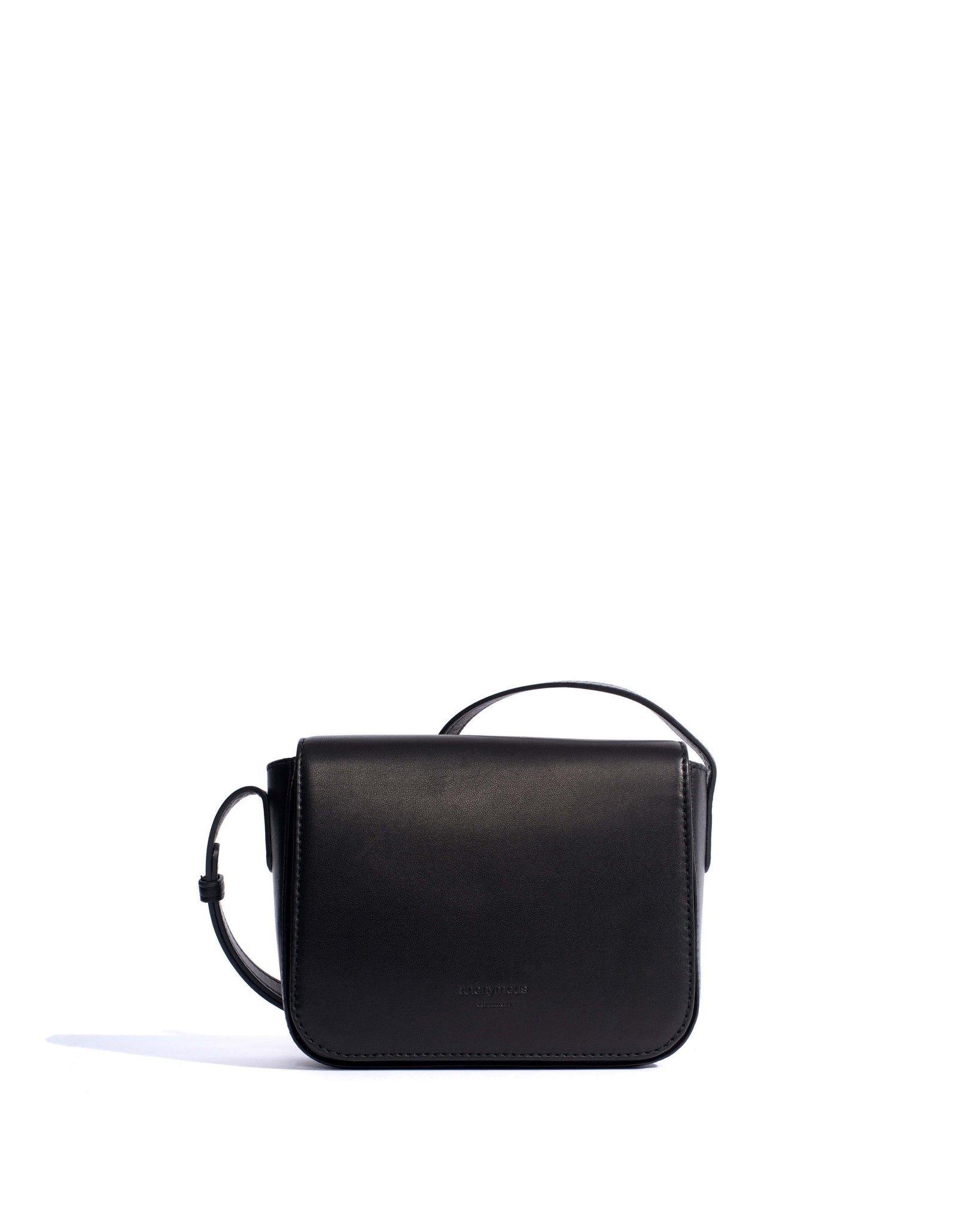 Sicha interlace crossover bag Shiny lamb Black - Anonymous Copenhagen Bags