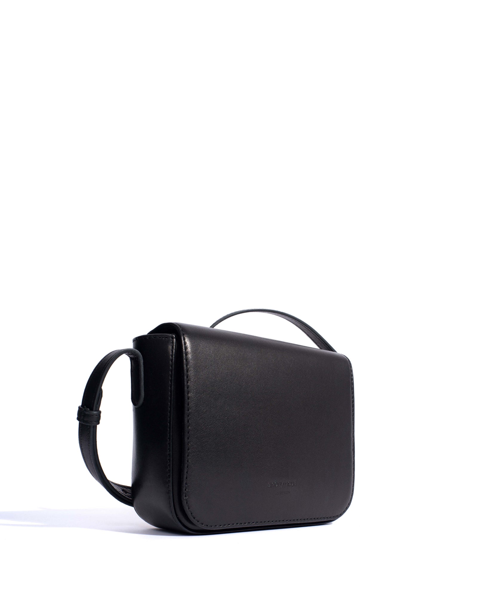 Sicha interlace crossover bag Shiny lamb Black - Anonymous Copenhagen Bags