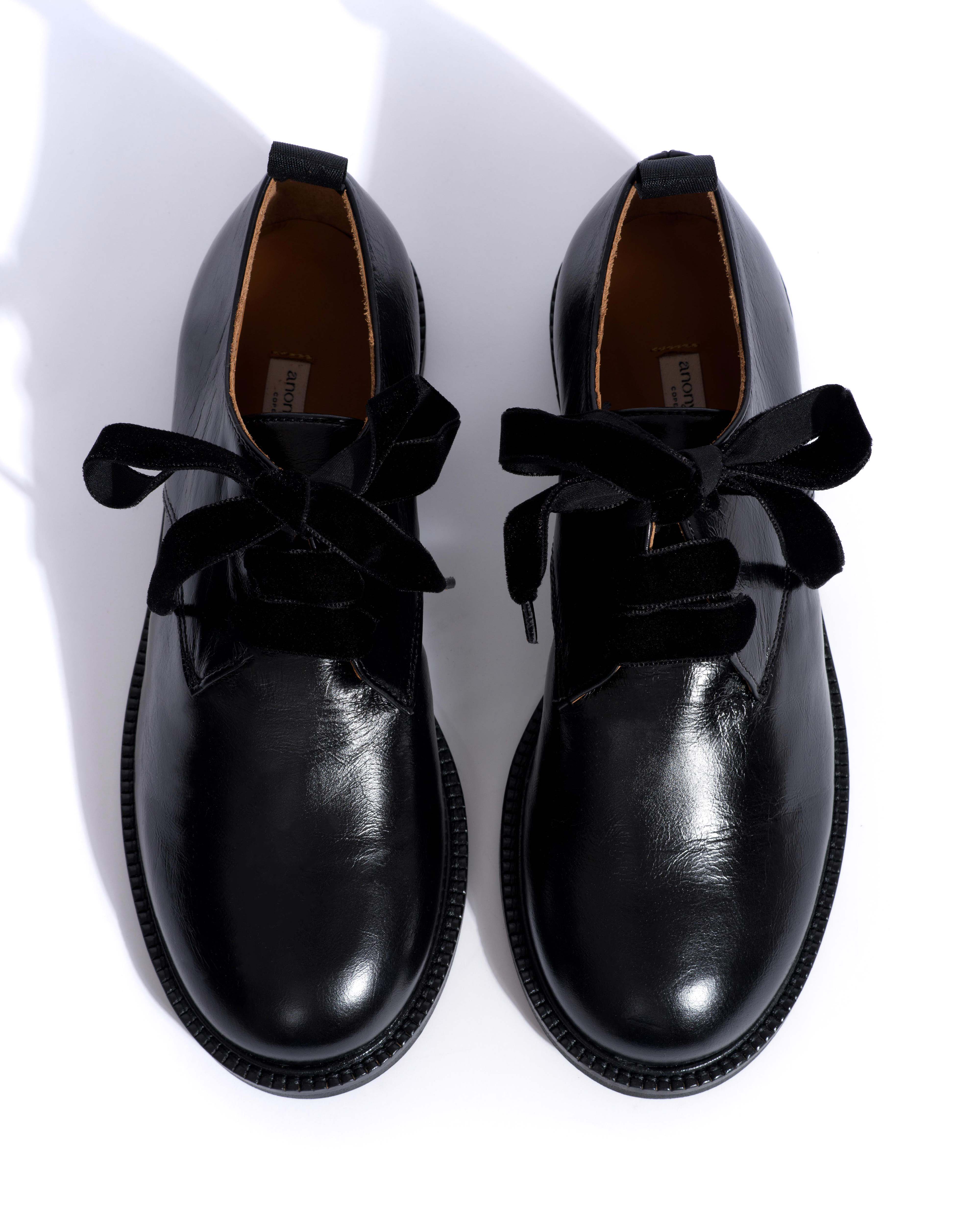 Derb Crinkled soft calf Black