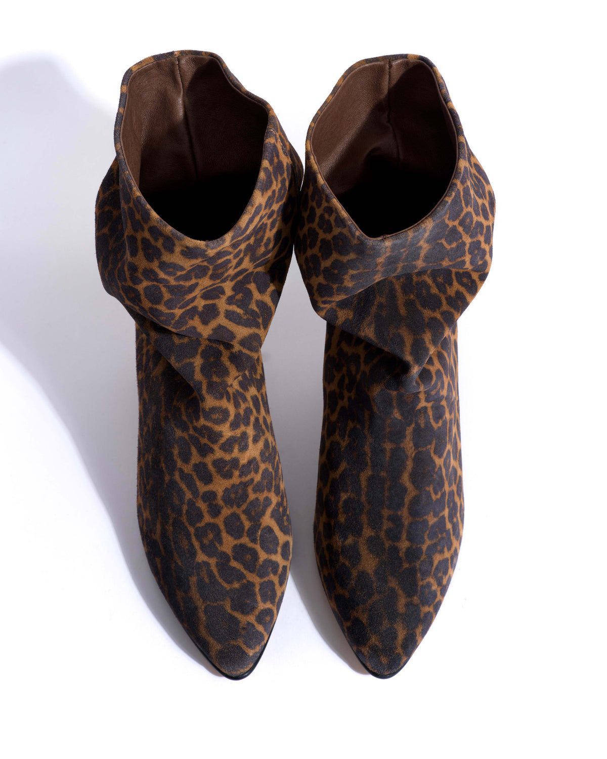 Vully 50 stiletto Calf suede print Leopard
