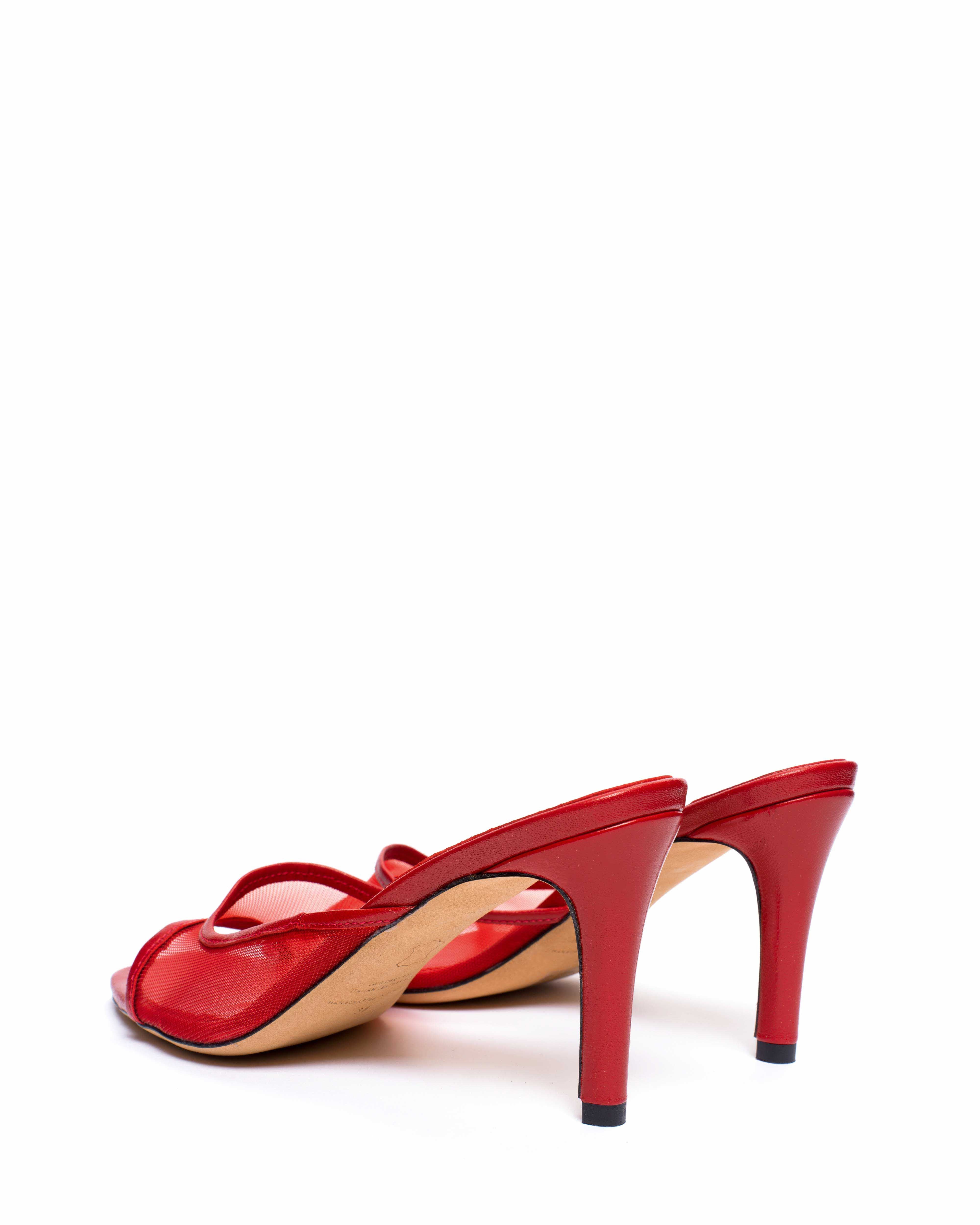 Mazy 75 mesh Shiny lamb & mesh Ruby red