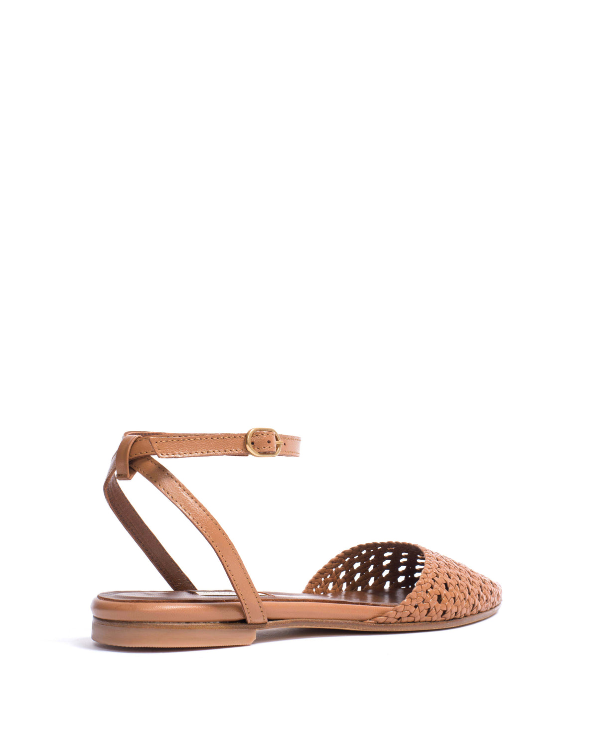 Senara 10 hand-braided Hand-braided leather Caramel