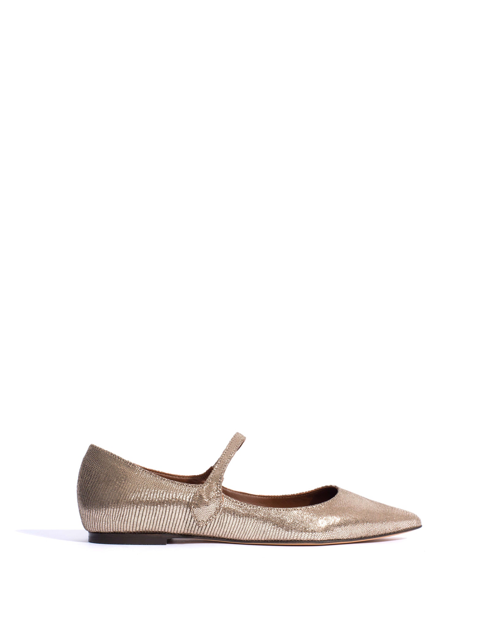 Fifi Lizard metallic goat Vintage champagne - Anonymous Copenhagen Shoes