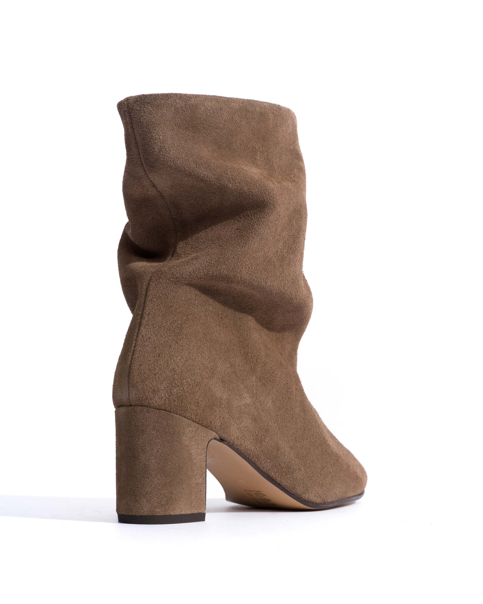 Lully 55 Calf suede Dark taupe -