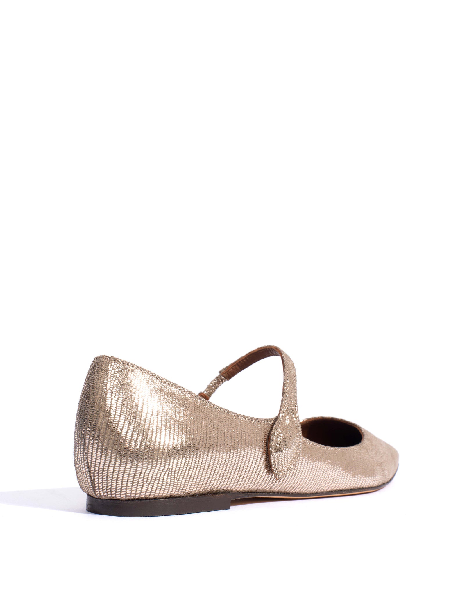 Fifi Lizard metallic goat Vintage champagne - Anonymous Copenhagen Shoes