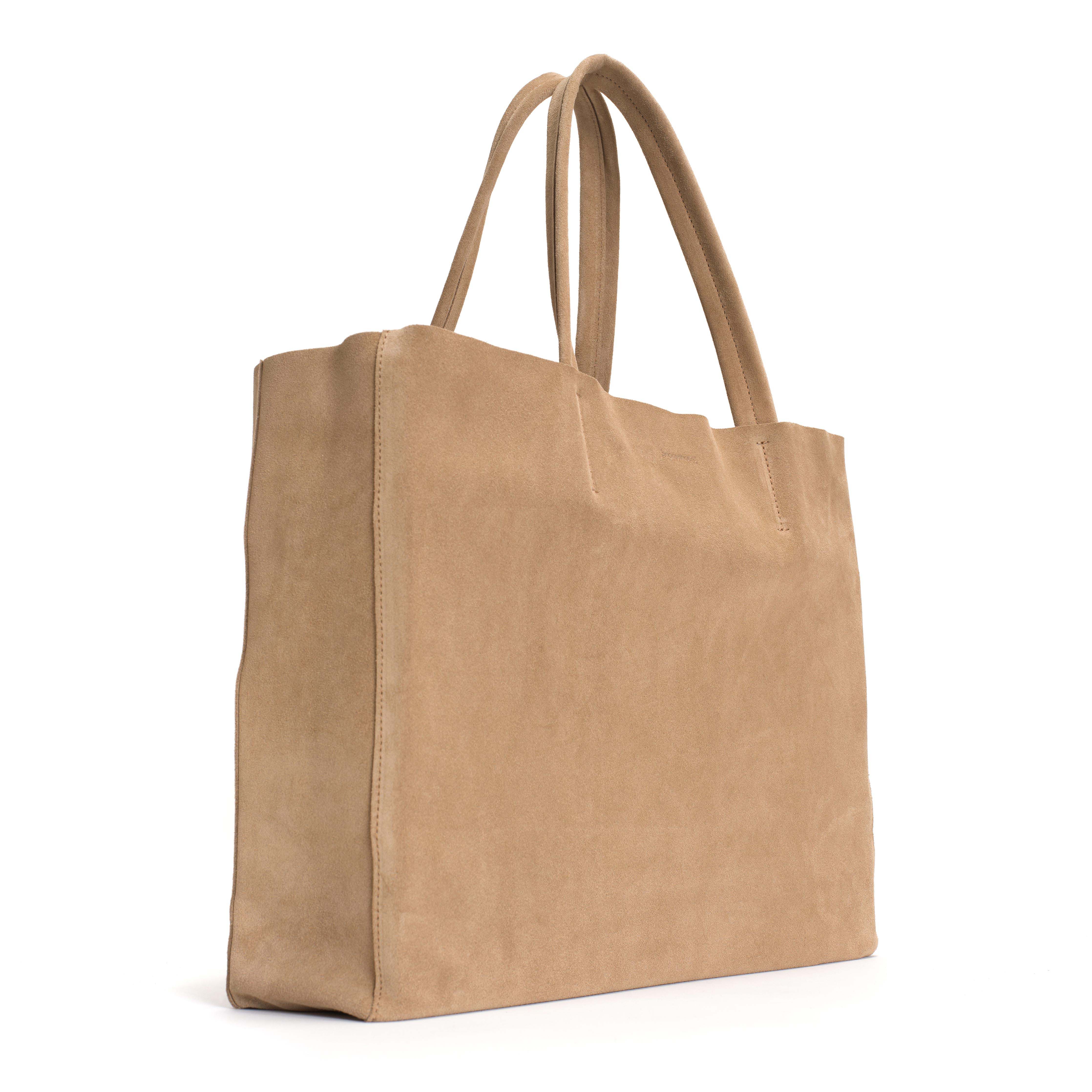 Ruba shopper Calf suede Desert sand