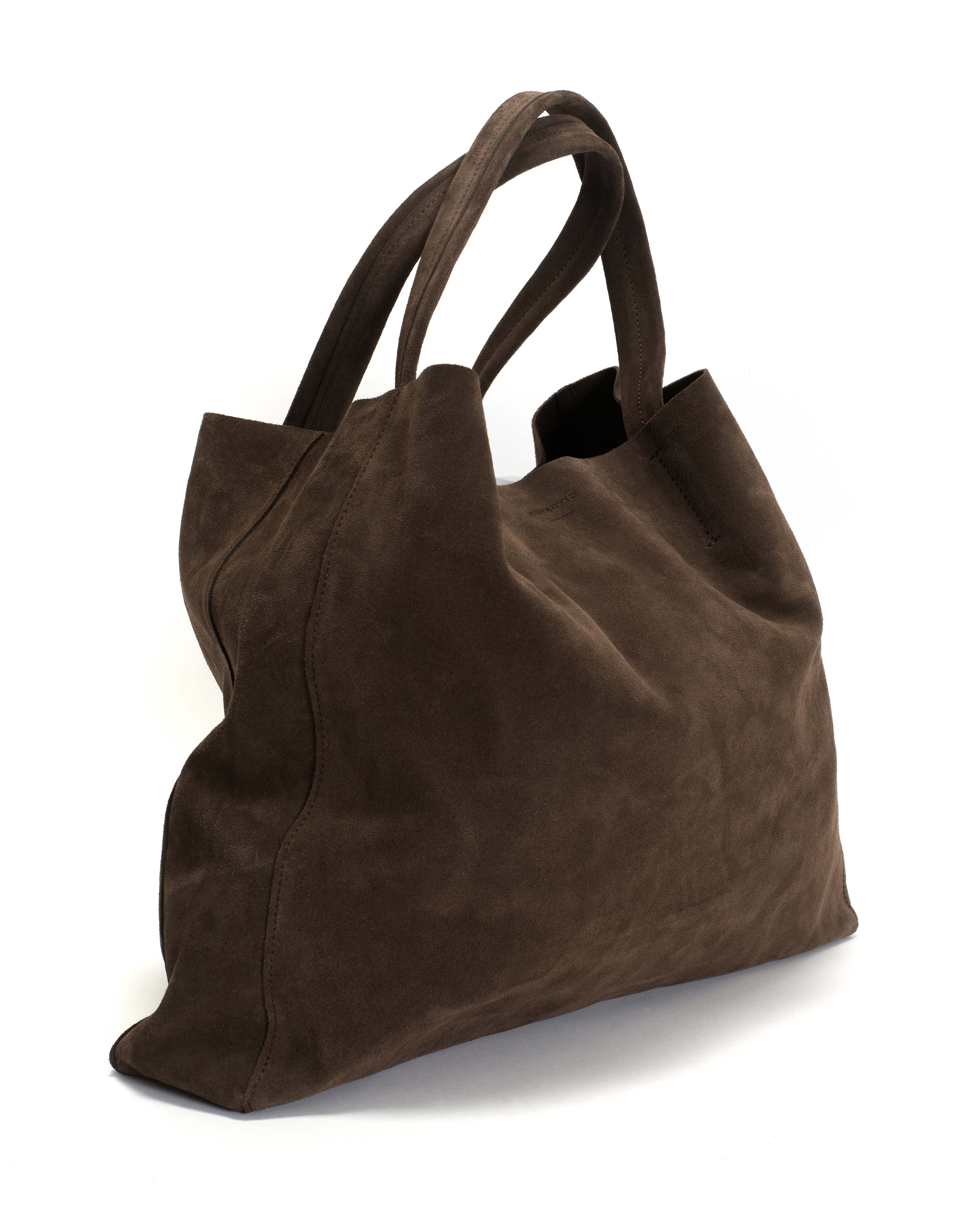 Ruba shopper Calf suede Coffee brown