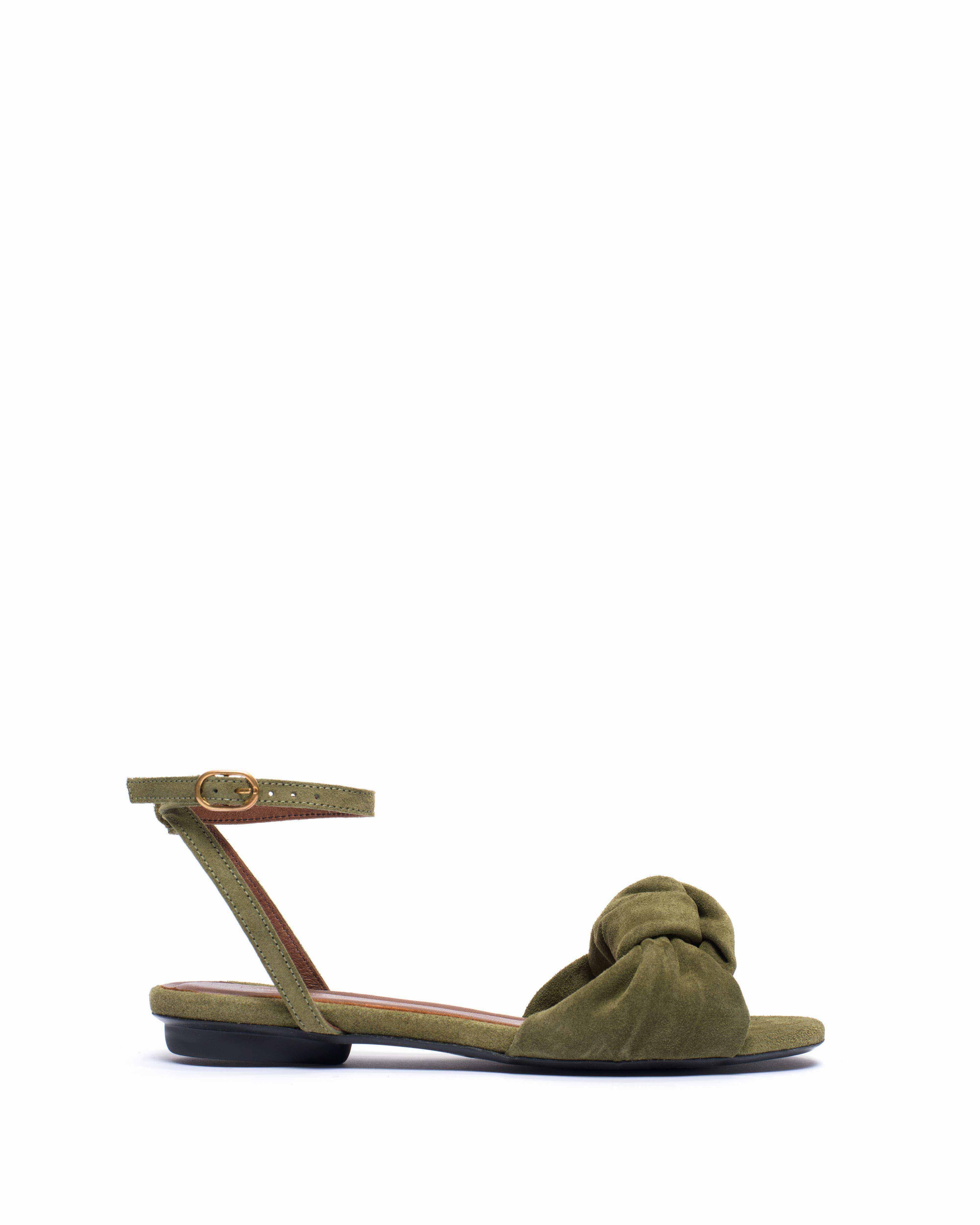 Aliza 10 Calf suede Olive green