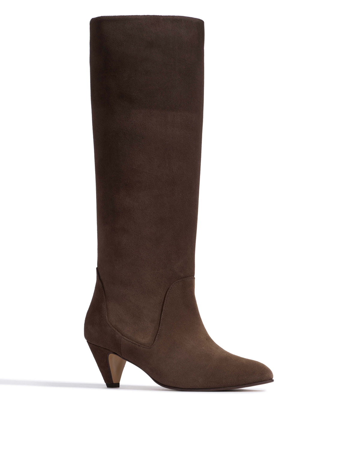 Valle 50 stiletto Calf suede Coffee brown