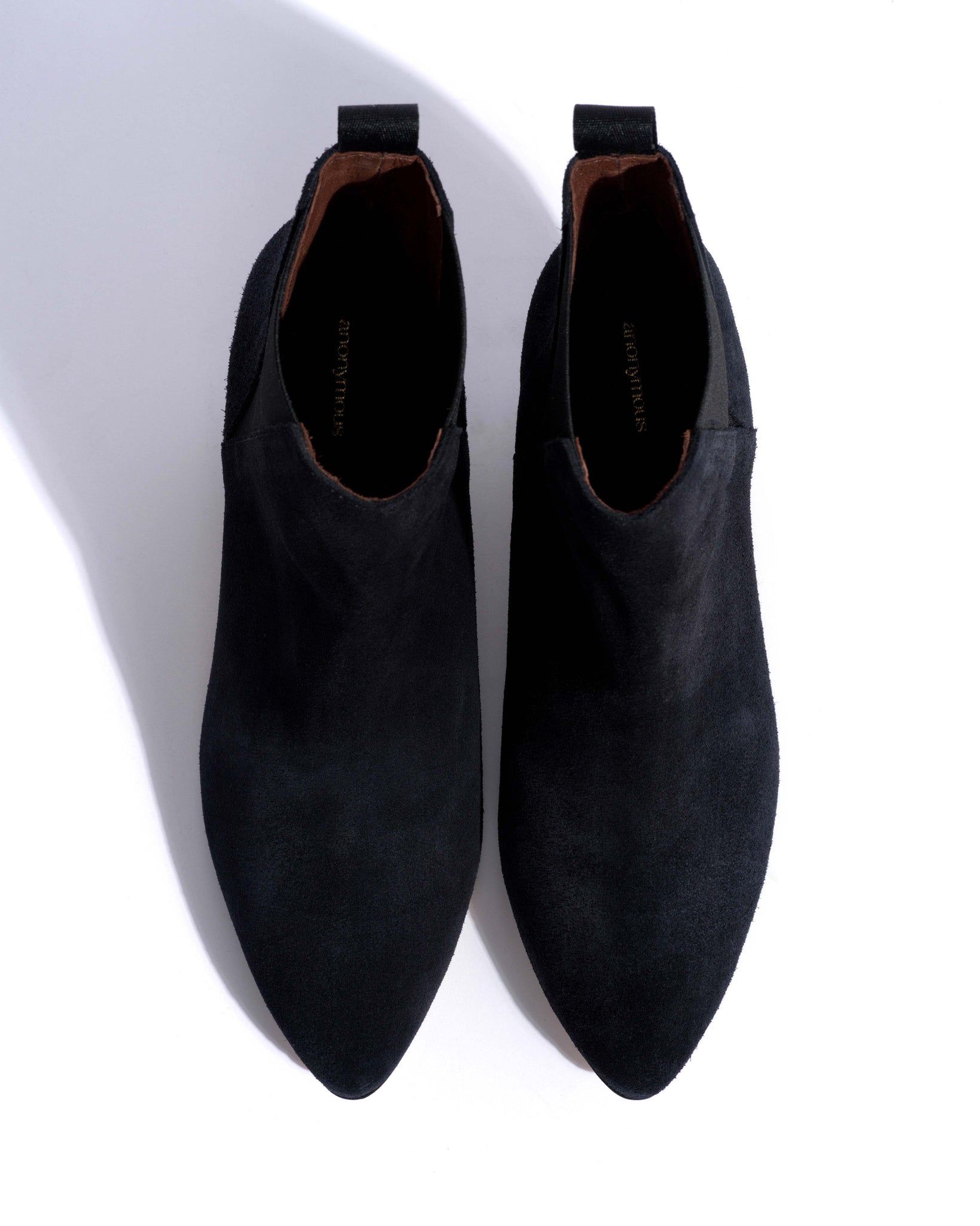 Clivia 50 cone Calf suede Off black -