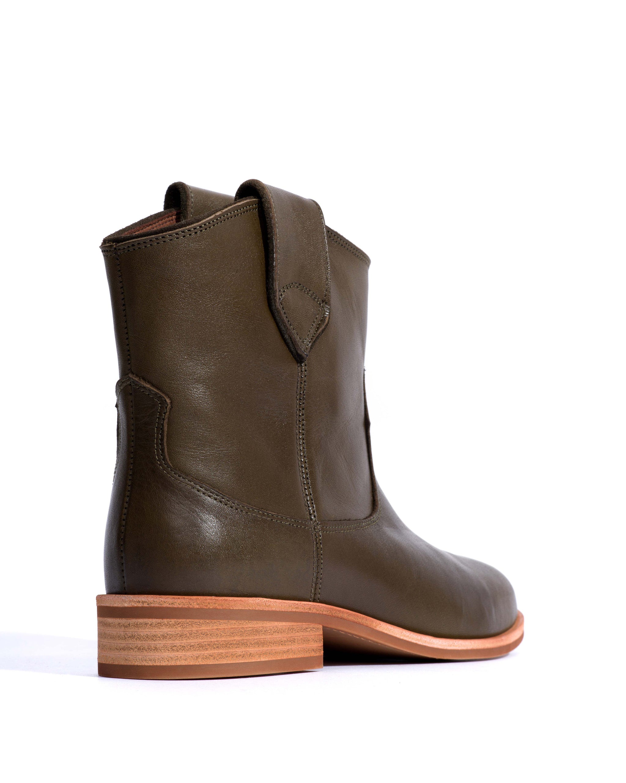 Monja Vegetal soft calf Forrest green - Anonymous Copenhagen Ankle boots