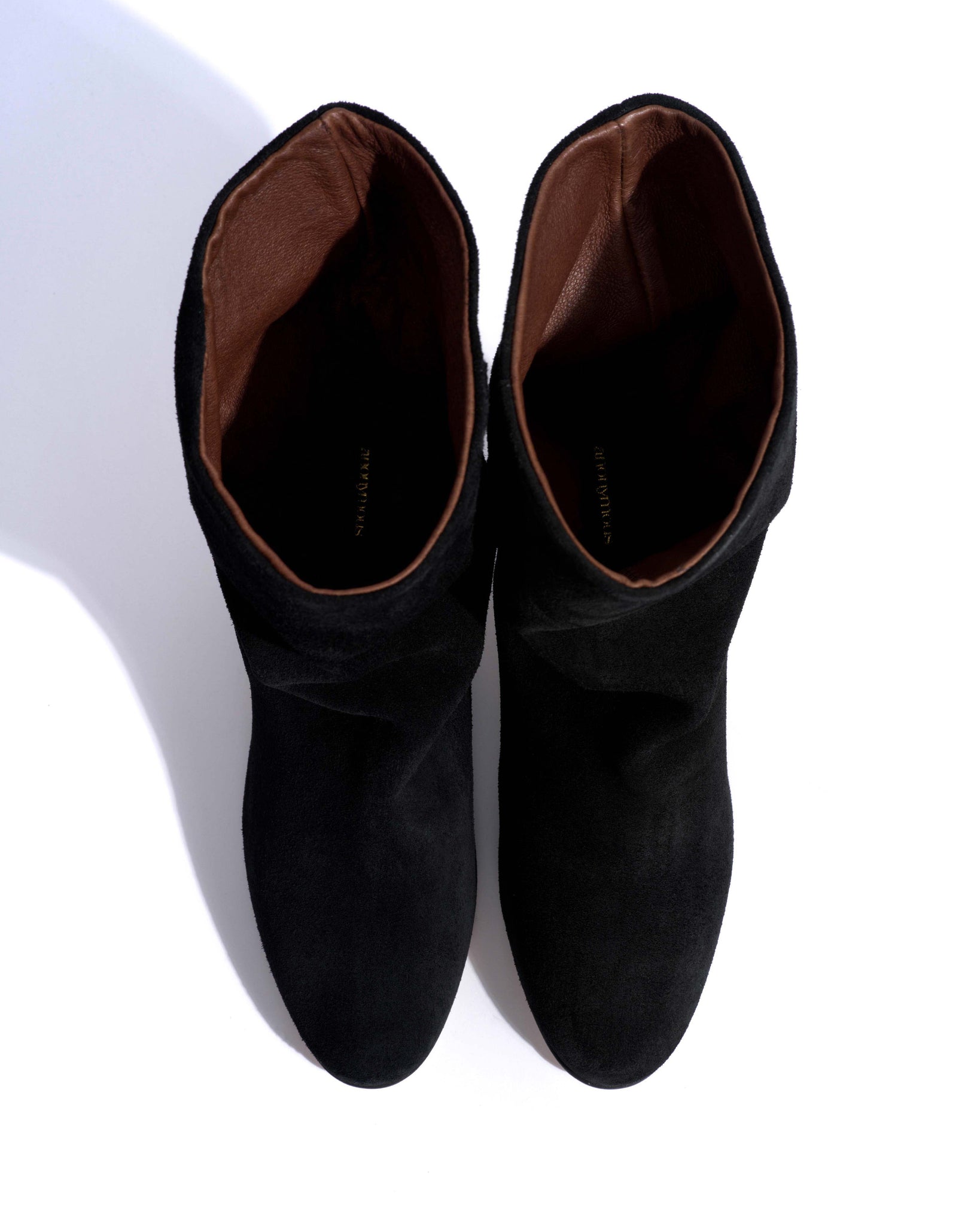 Lully 55 Calf suede Black -