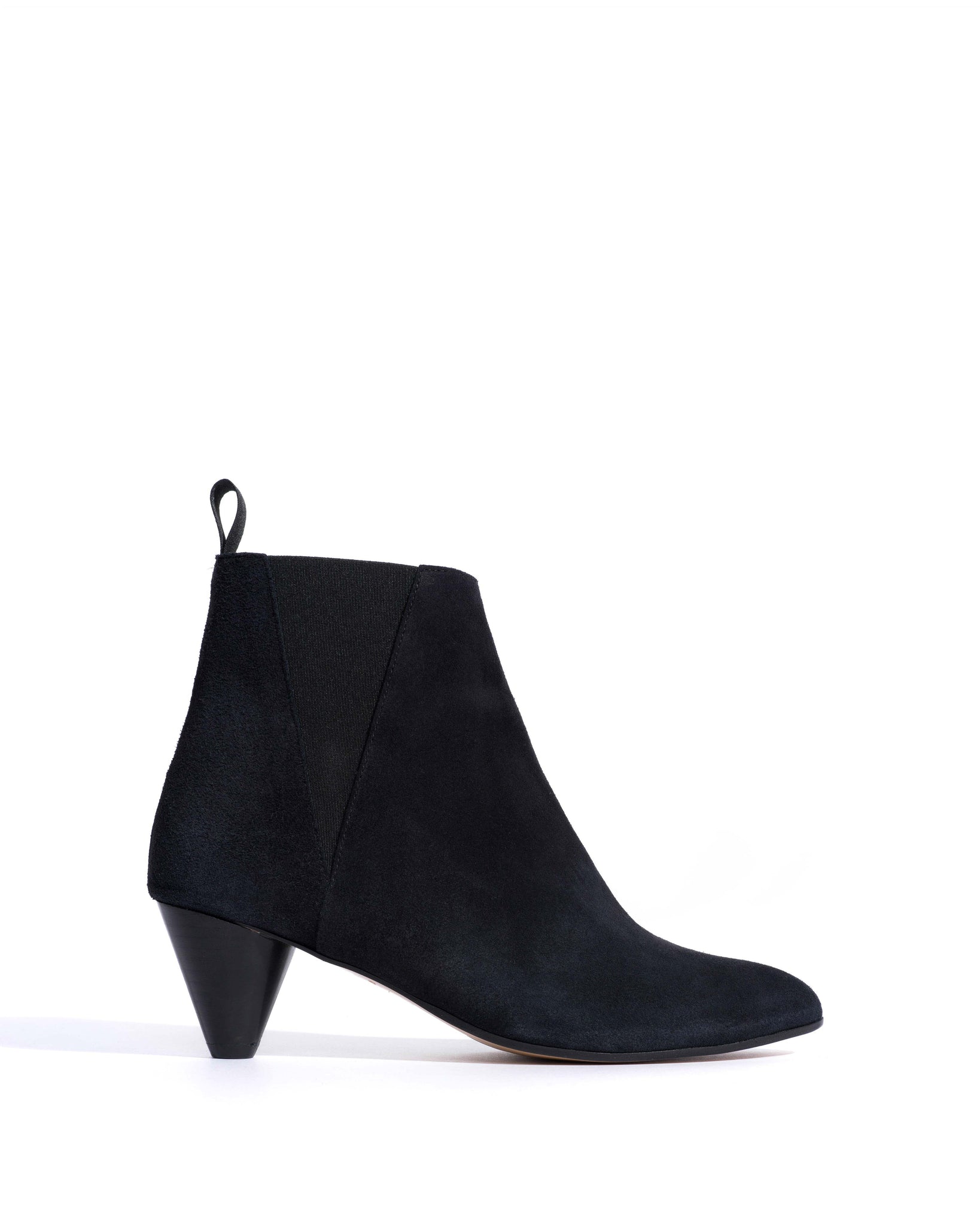 Clivia 50 cone Calf suede Off black -