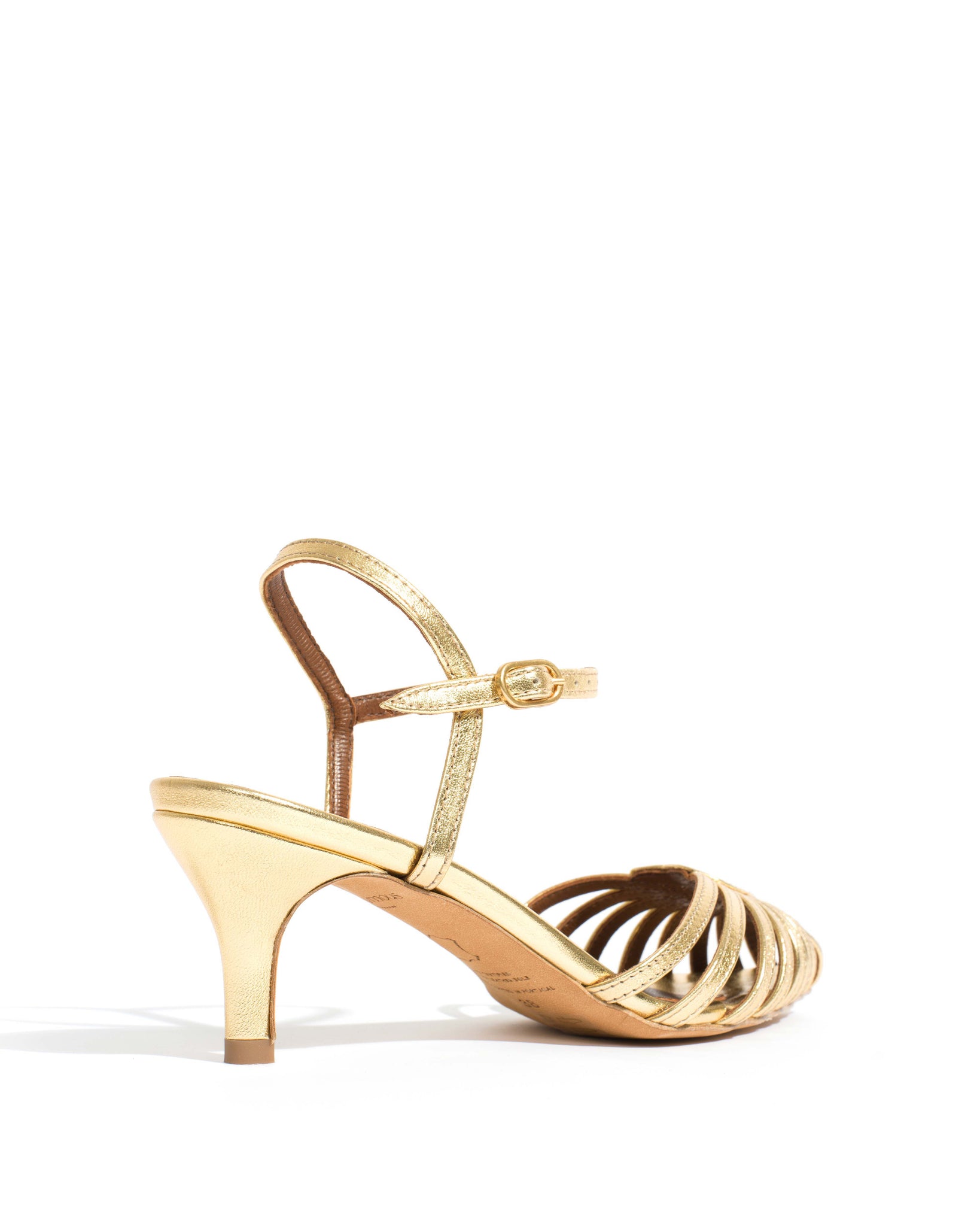 Keesha 55 Metallic goat Gold - Anonymous Copenhagen Shoes