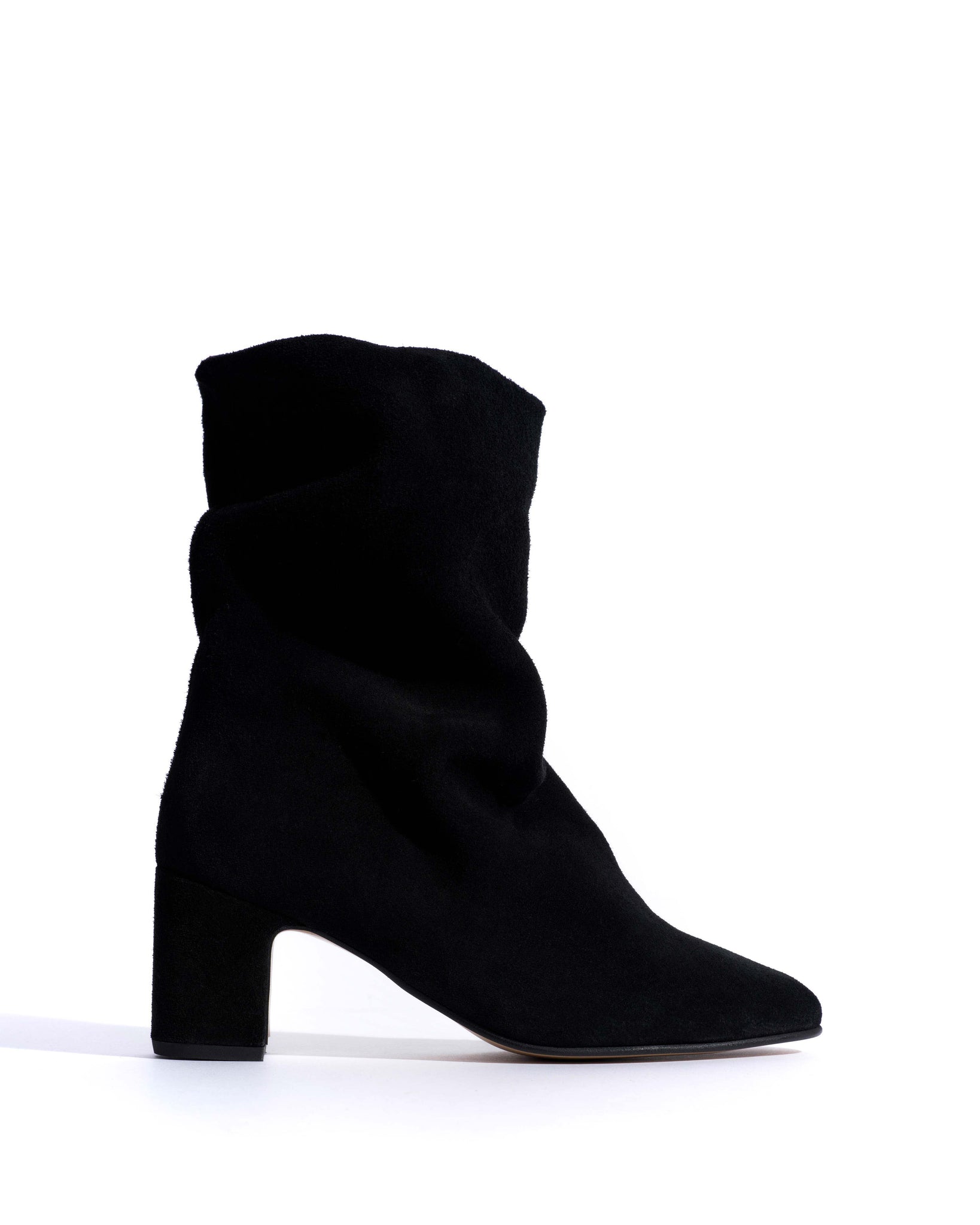 Lully 55 Calf suede Black -