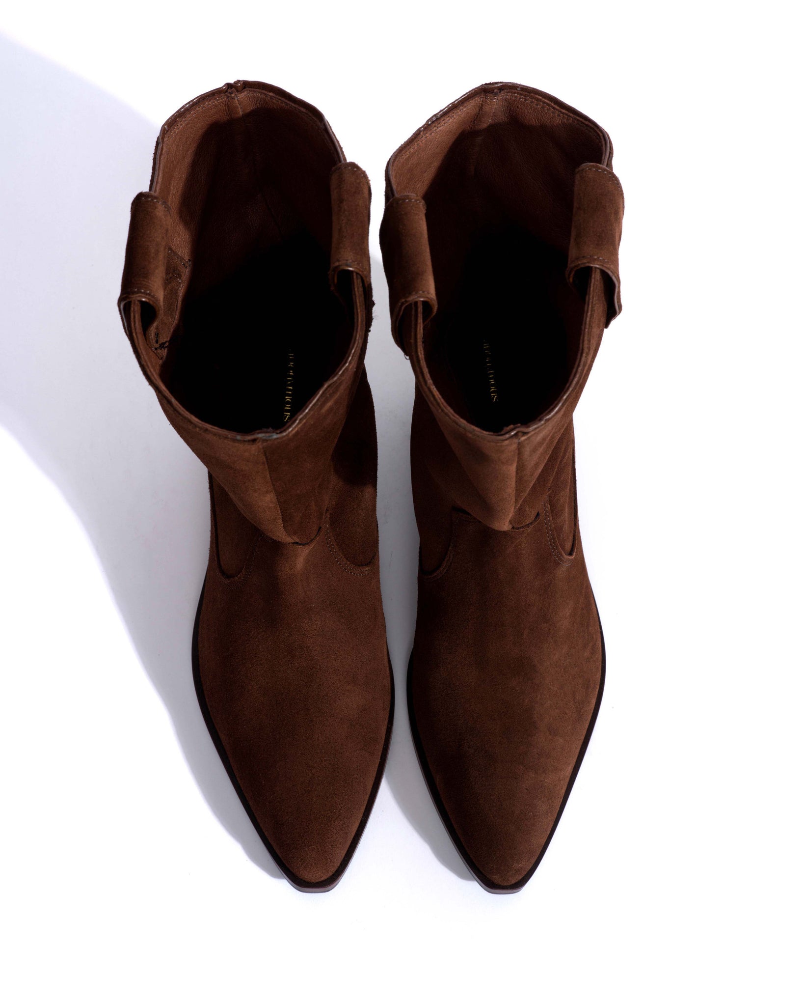 Saseline 35 Calf suede Chocolate -