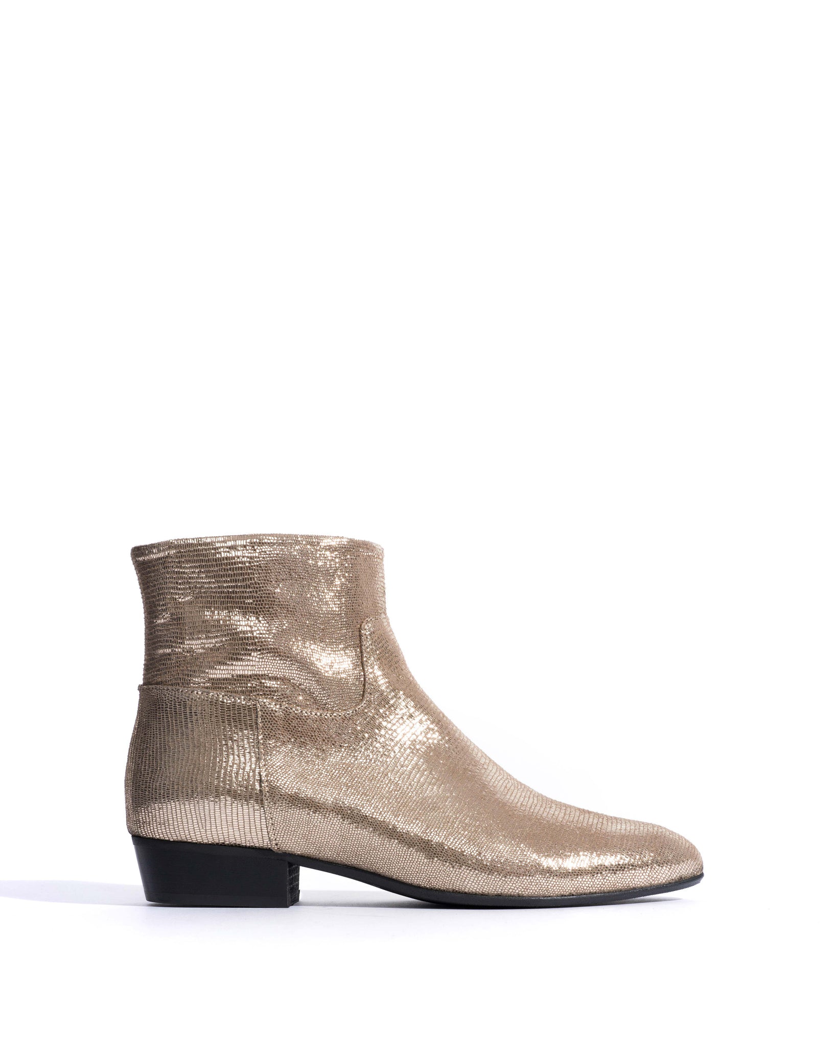 Morie 20 Lizard metallic goat Vintage champagne -
