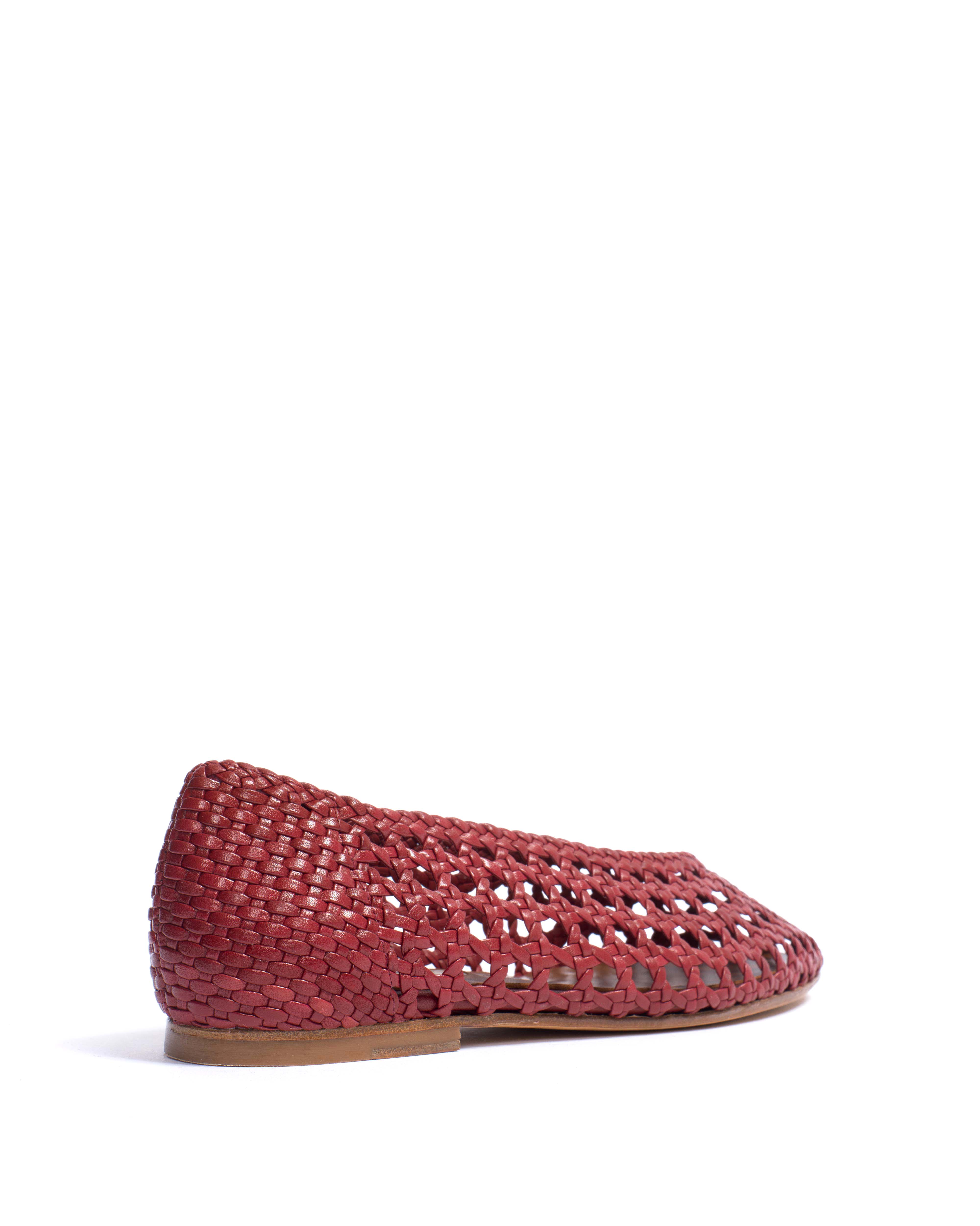 Sessi 10 Hand-braided leather Pomegranate