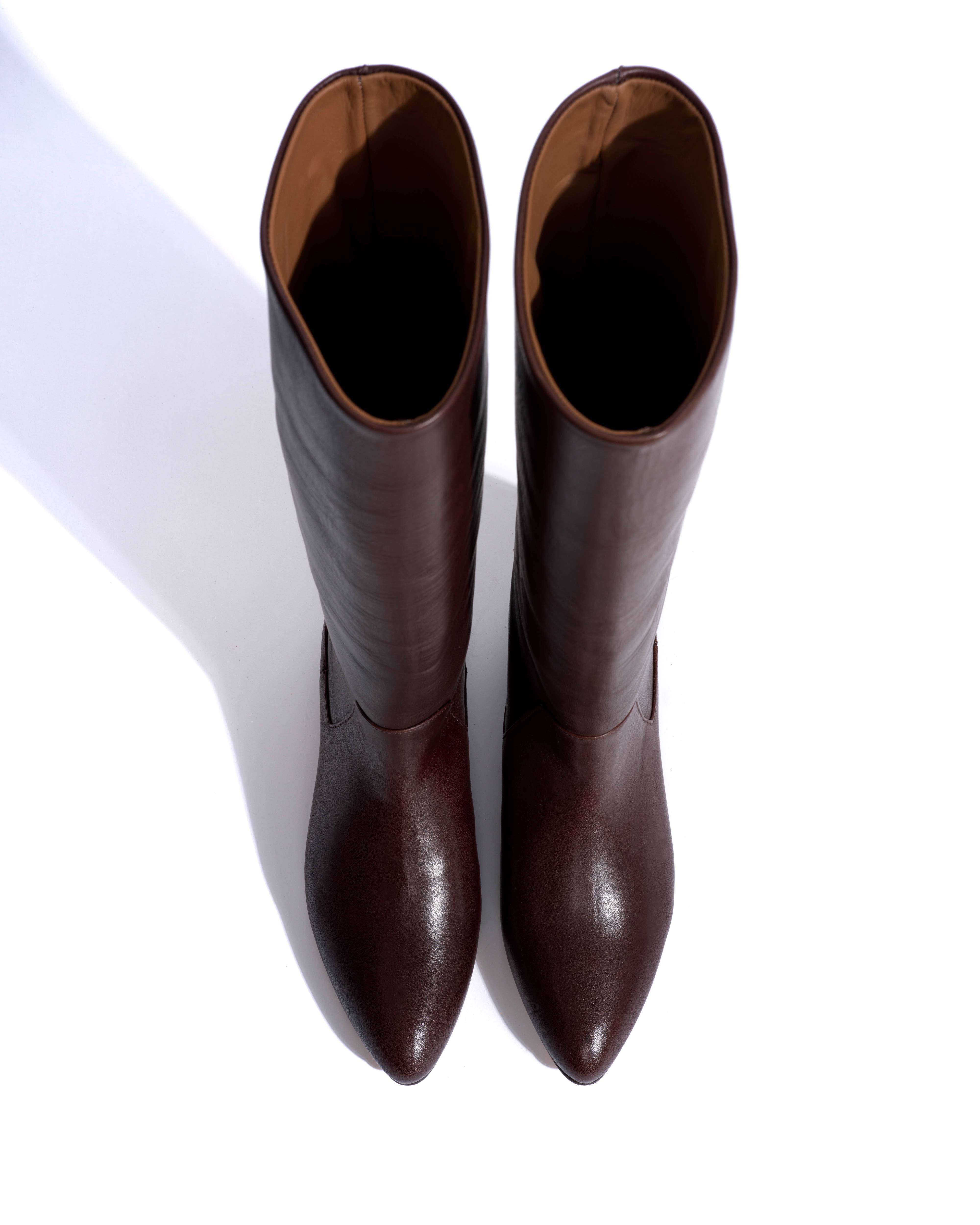 Henriette Vegetal soft calf Coffee brown