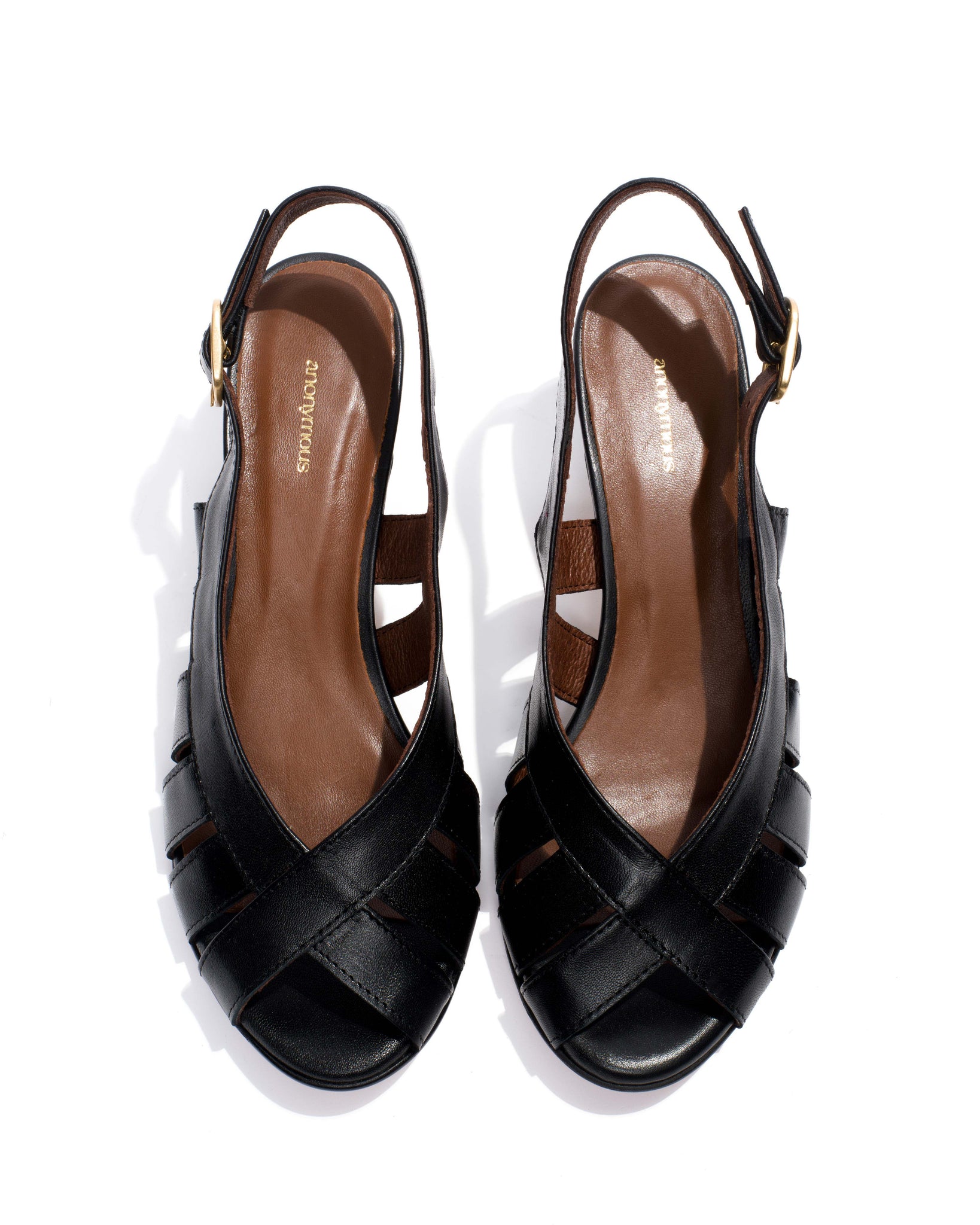Sophie 50 stiletto Shiny lamb Black