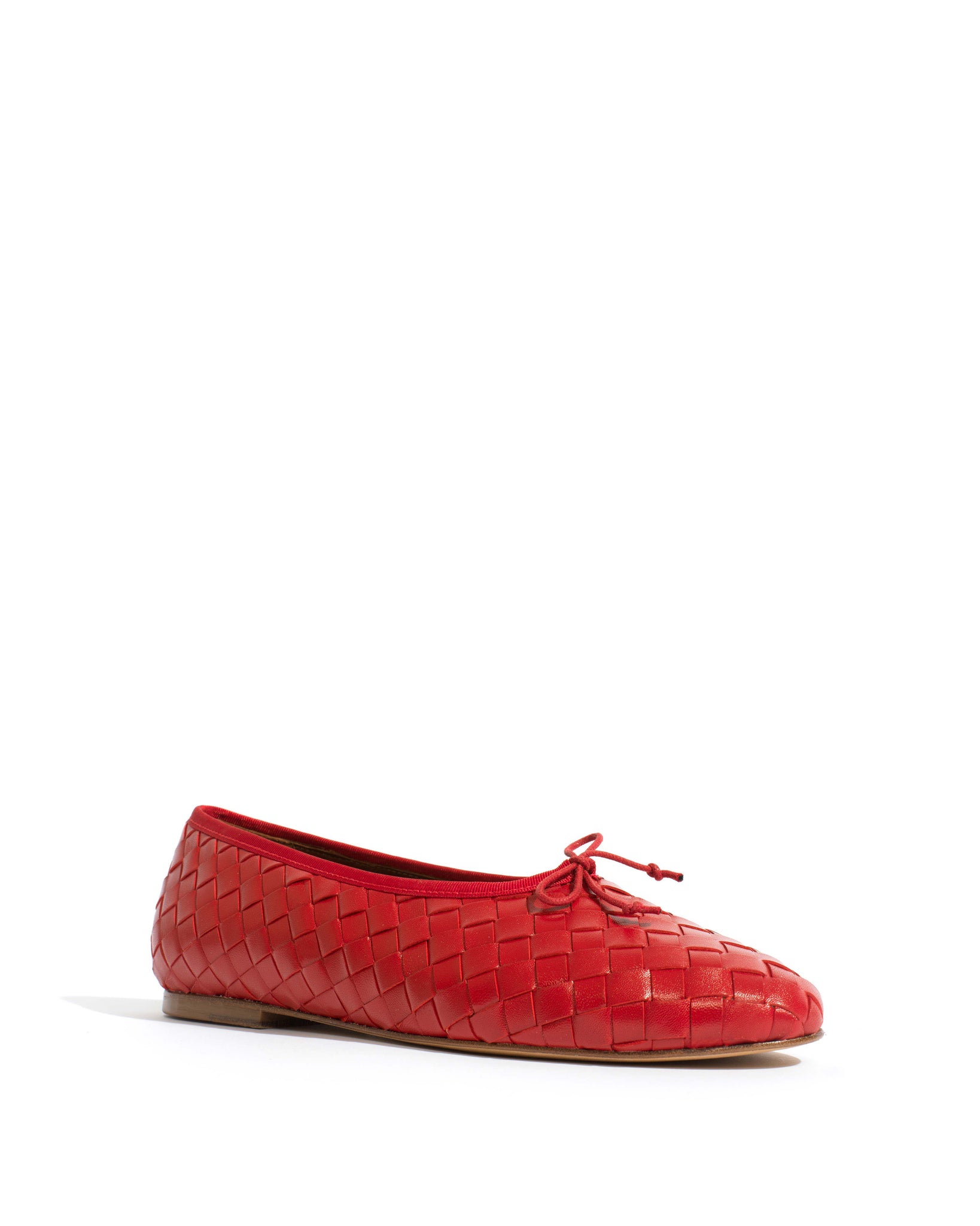 Sacha interlace Shiny lamb Ruby red - Anonymous Copenhagen Shoes