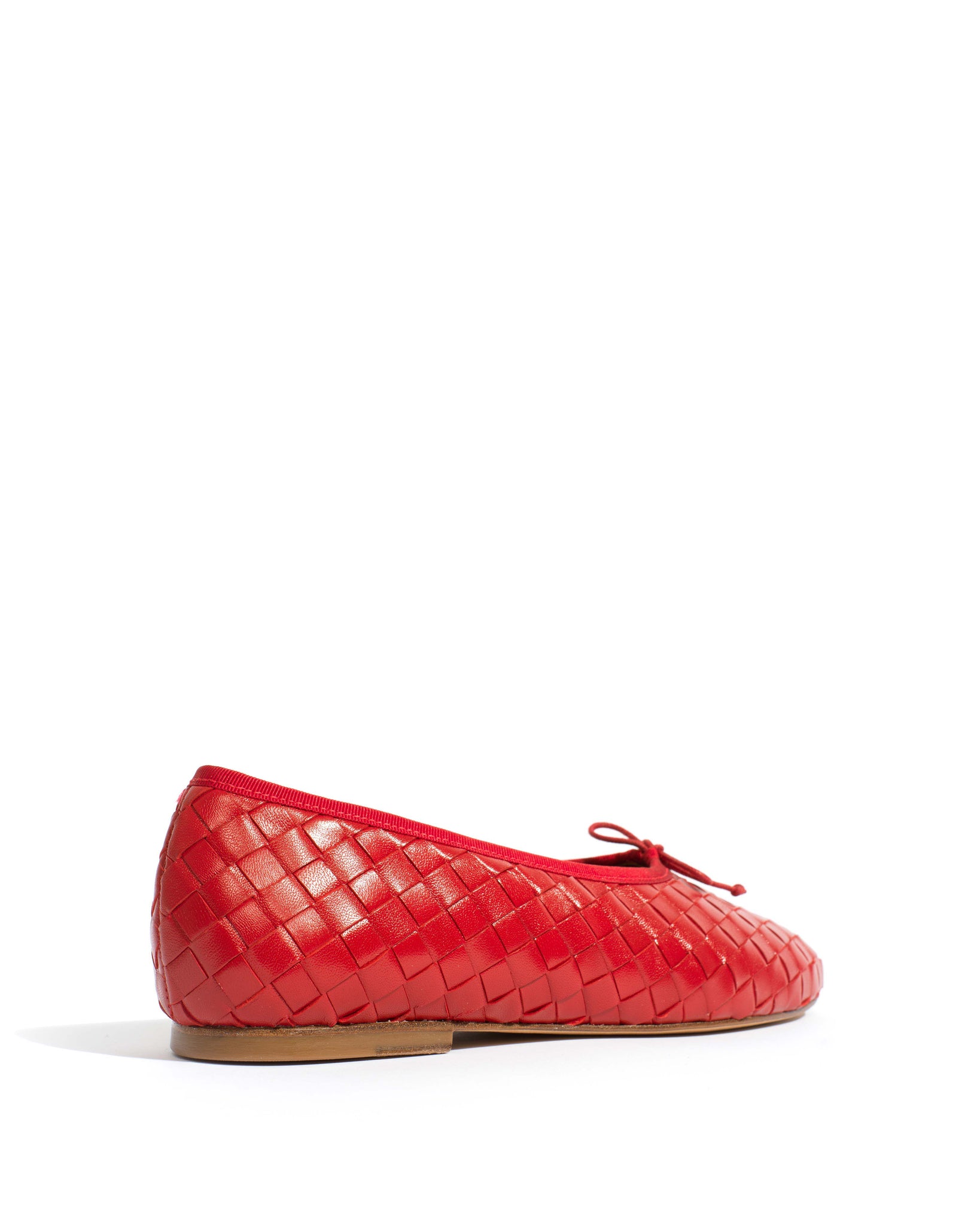 Sacha interlace Shiny lamb Ruby red - Anonymous Copenhagen Shoes