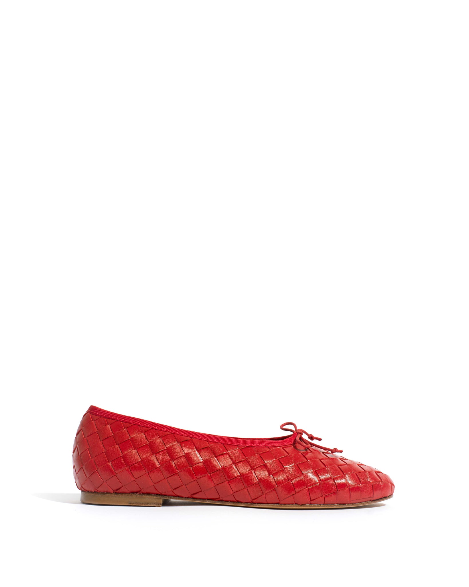 Sacha interlace Shiny lamb Ruby red - Anonymous Copenhagen Shoes