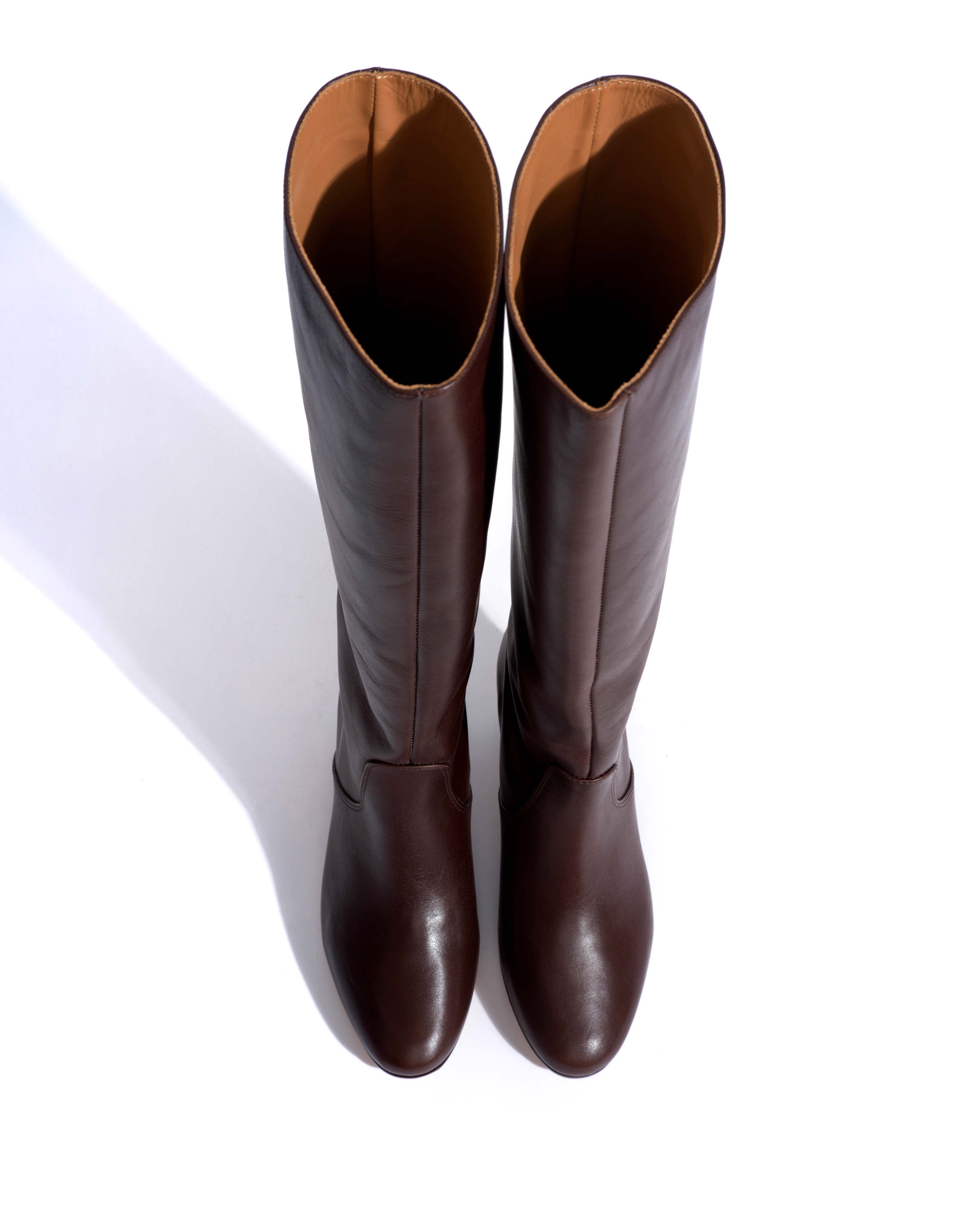 Henriette Vegetal soft calf Coffee brown