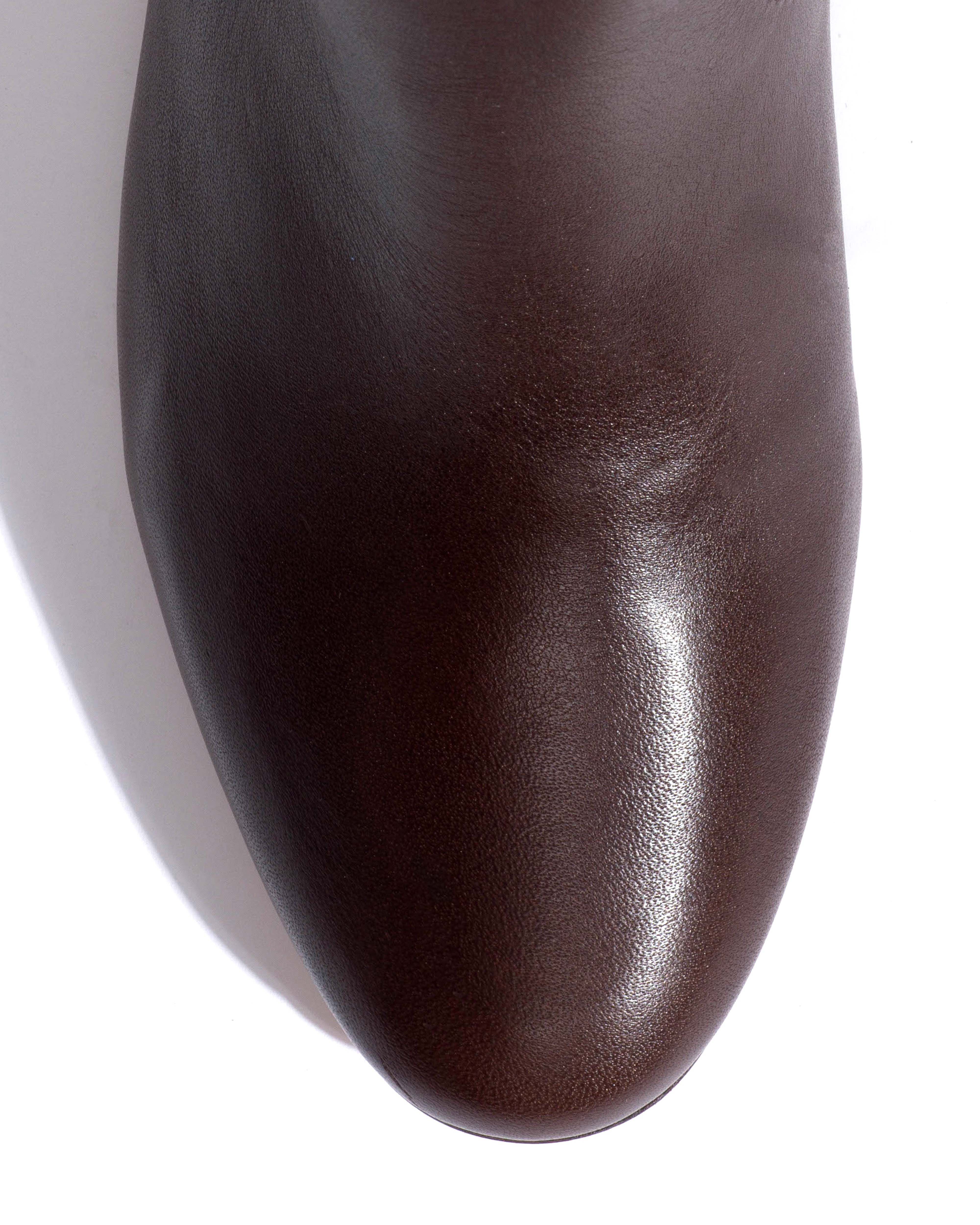Henriette Vegetal soft calf Coffee brown