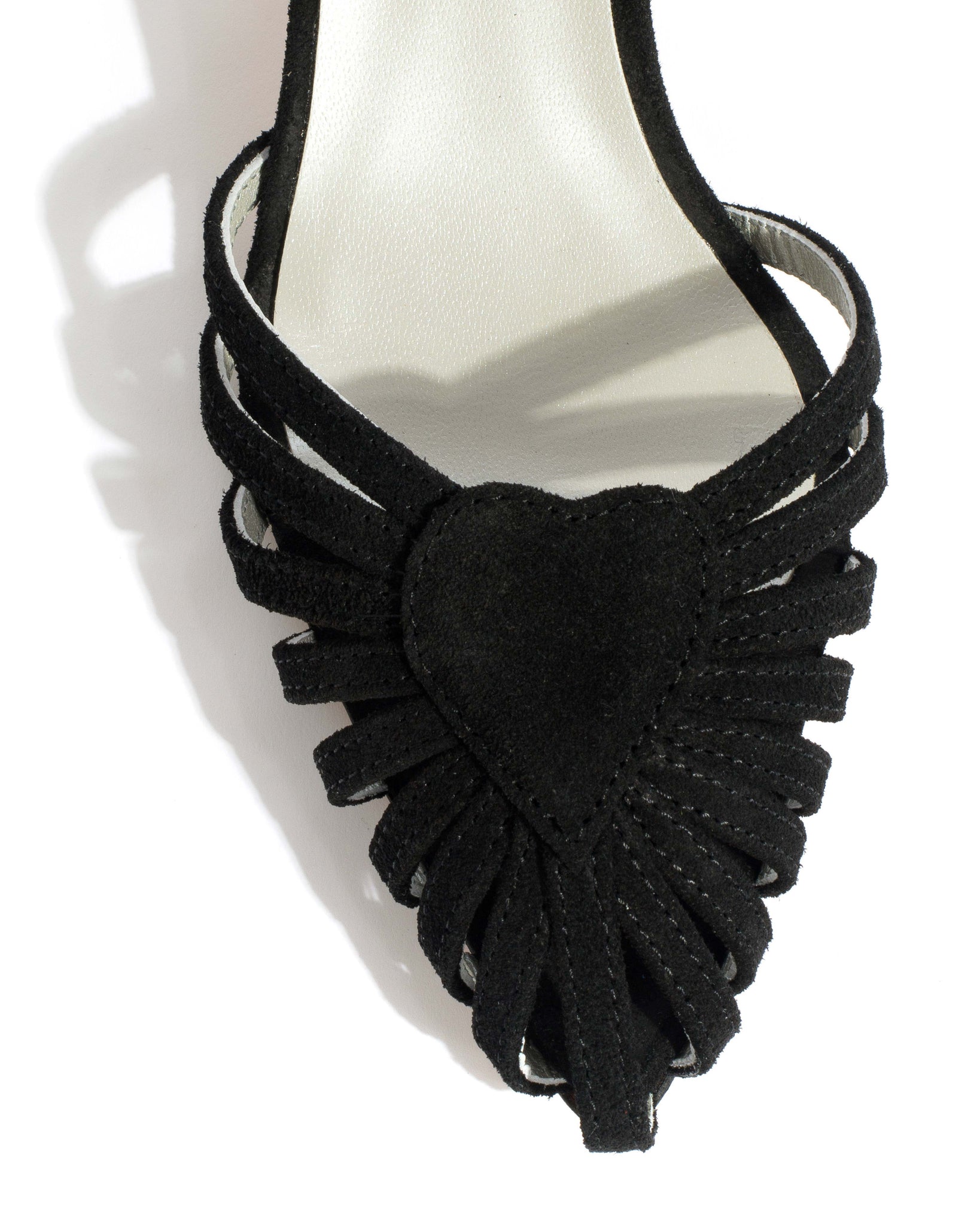 Keesha 55 Calf suede & lining Black & silver